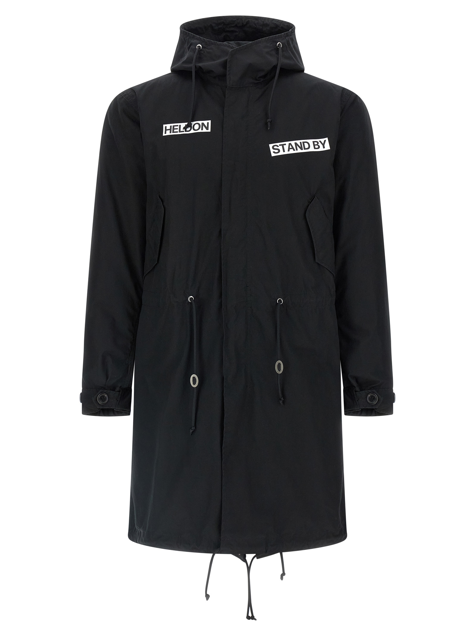 Black Cotton Parka