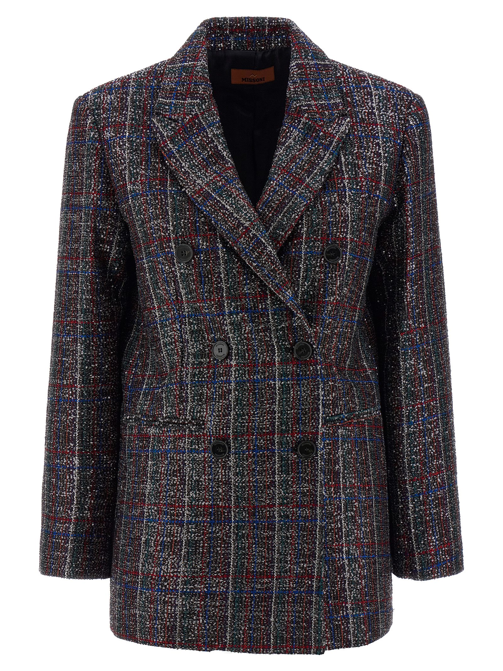 Multicolor Viscose Blazer