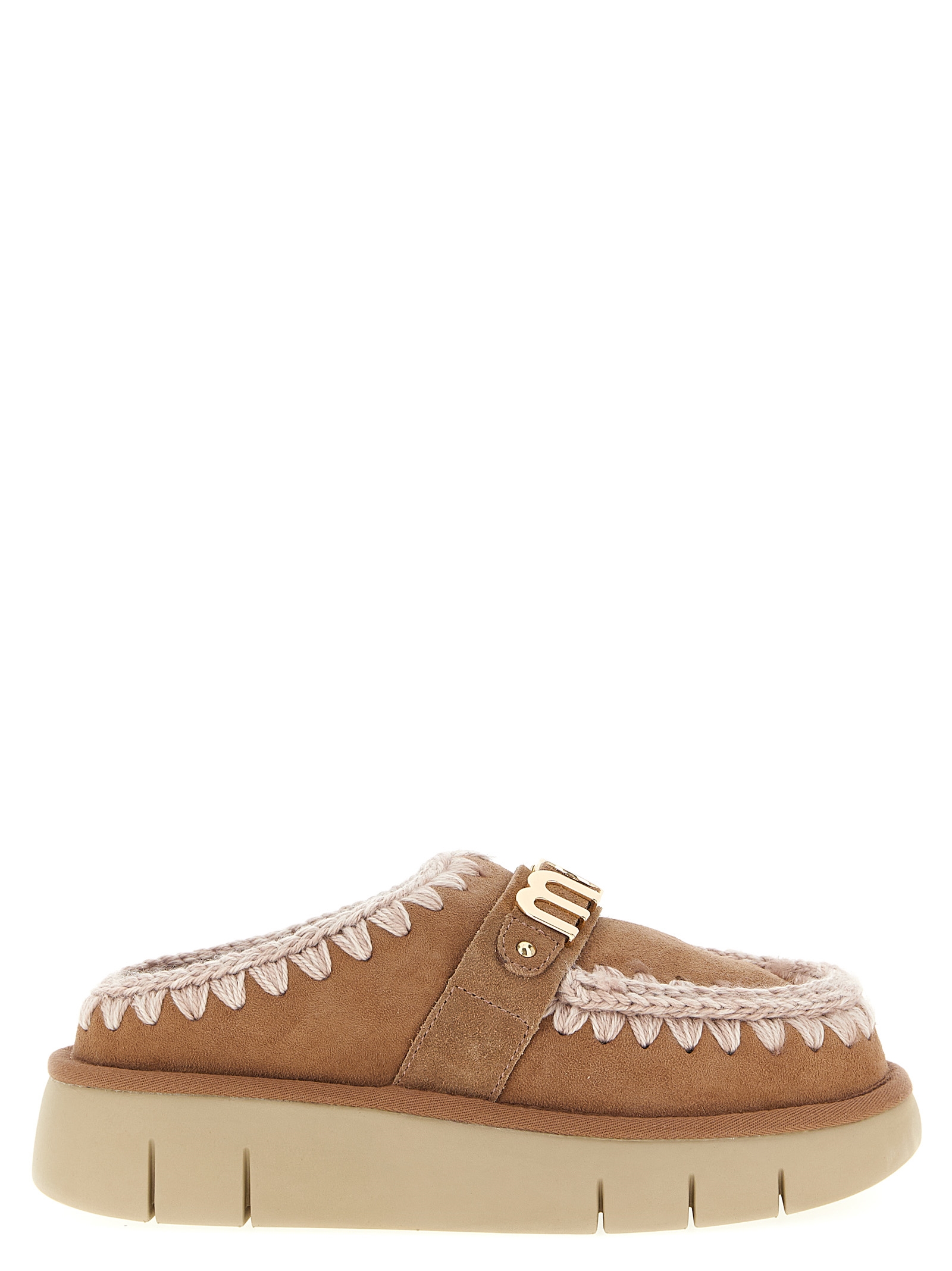 Multicolor Lambskin Clogs