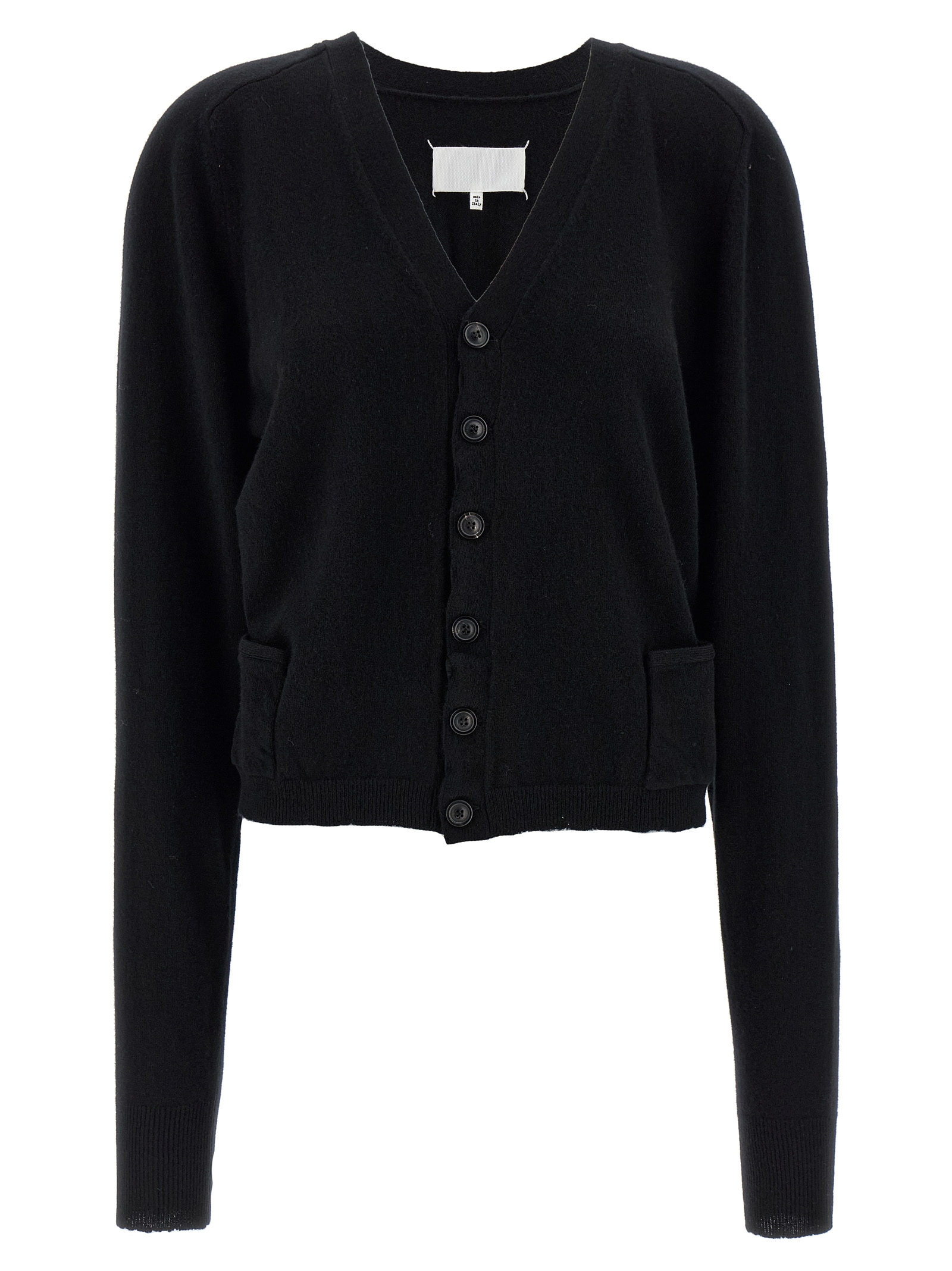 Black Wool Cardigan