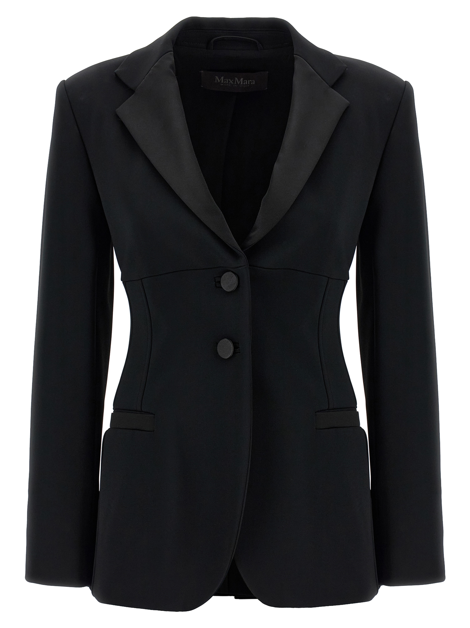 Black Viscose Blazer