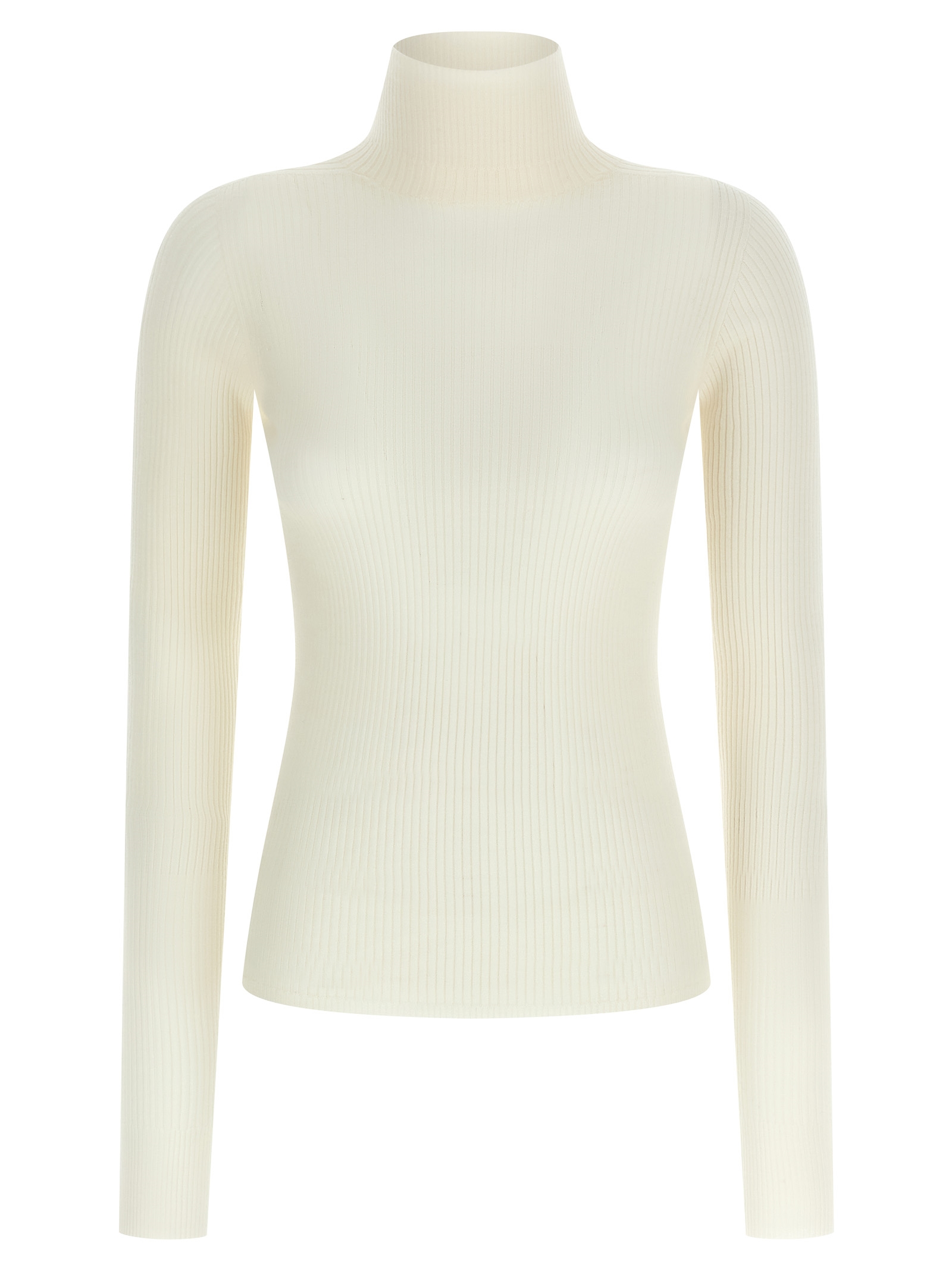 White Virgin Wool Cardigan