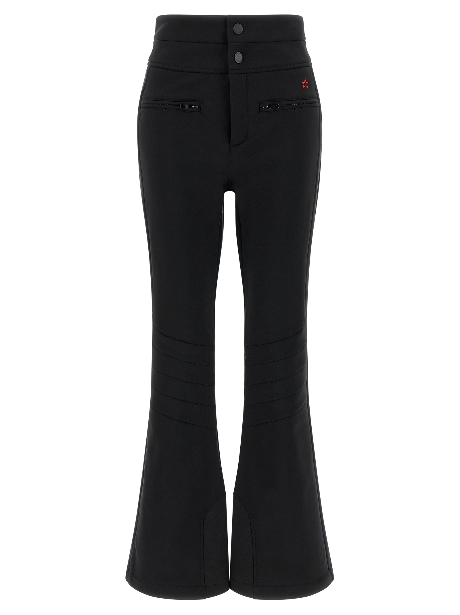 Black Nylon Athletic Pants