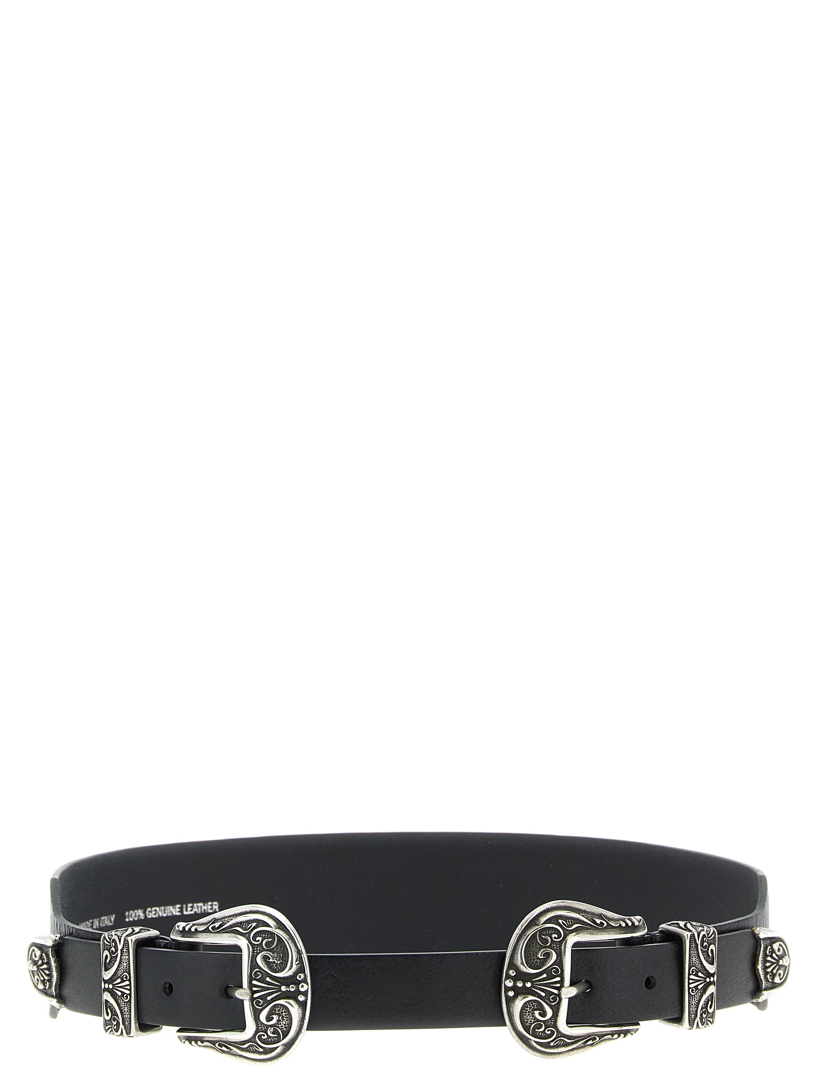 Black Cowhide Regular Belt
