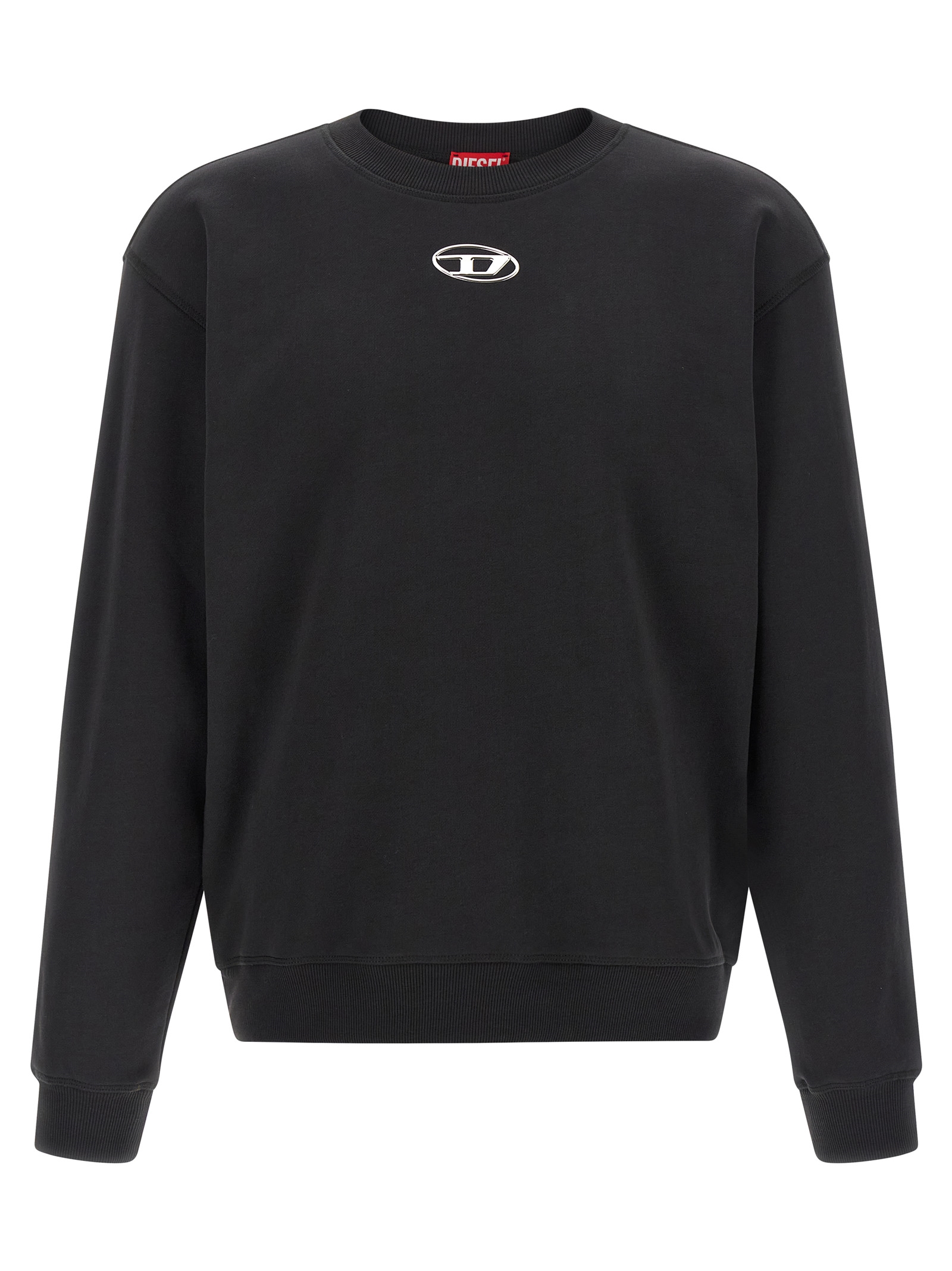 Black Cotton Sweatshirt
