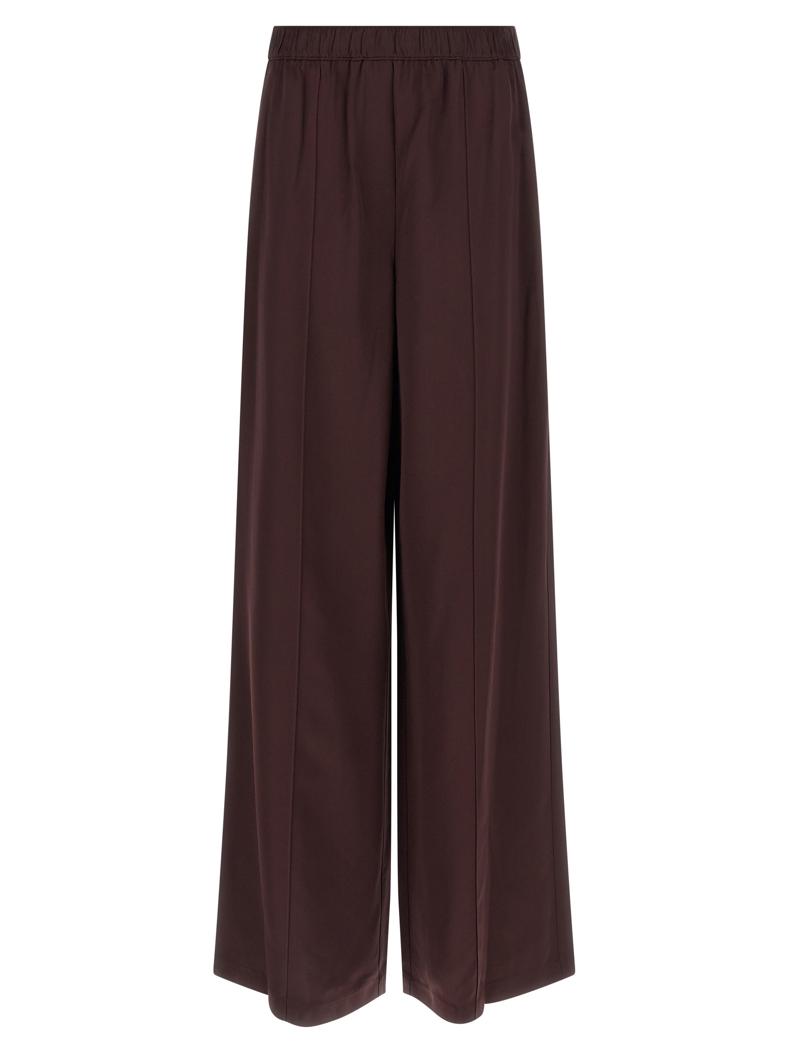 Bordeaux Viscose Casual Pants