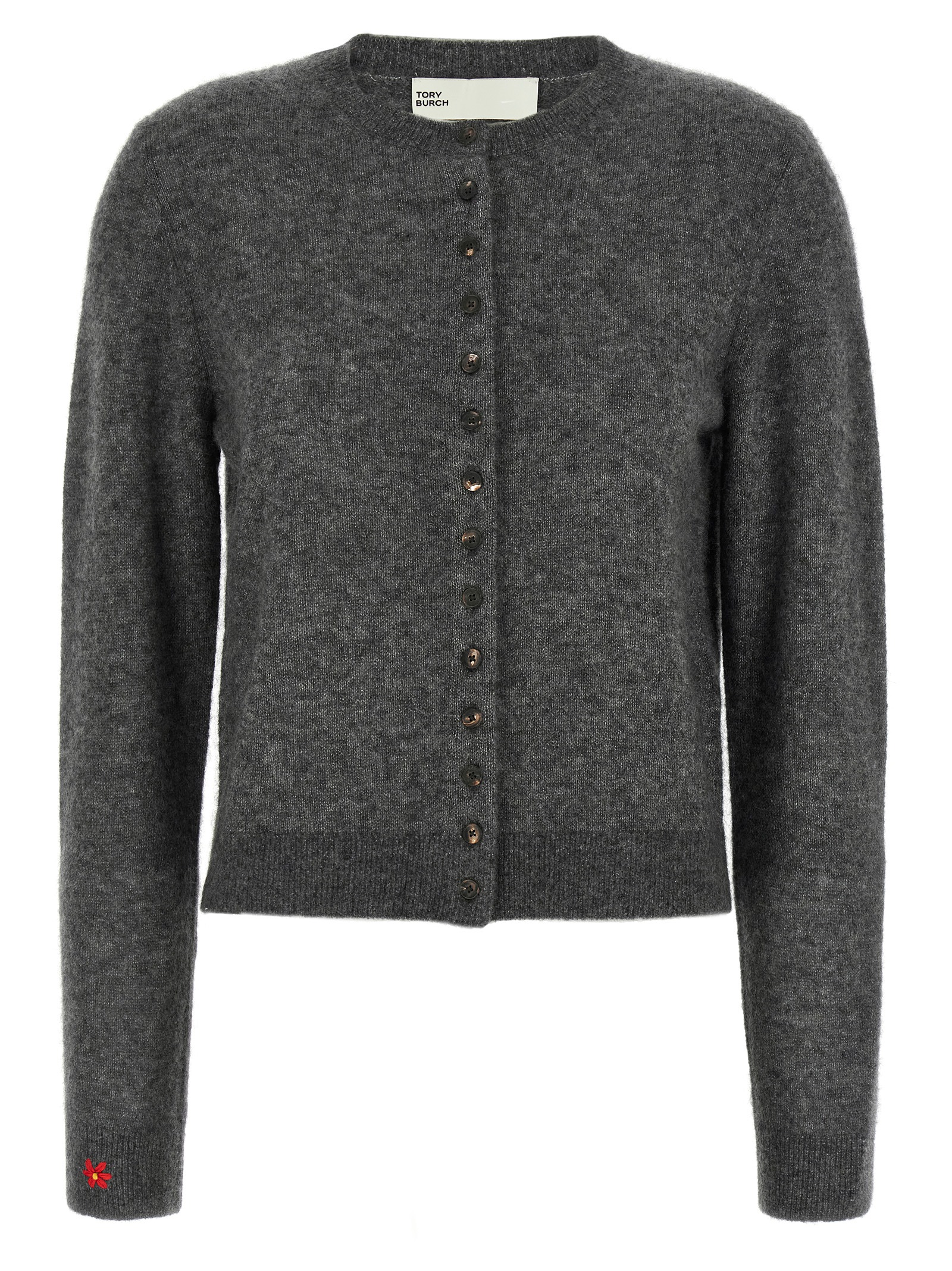Gray Cashmere Cardigan