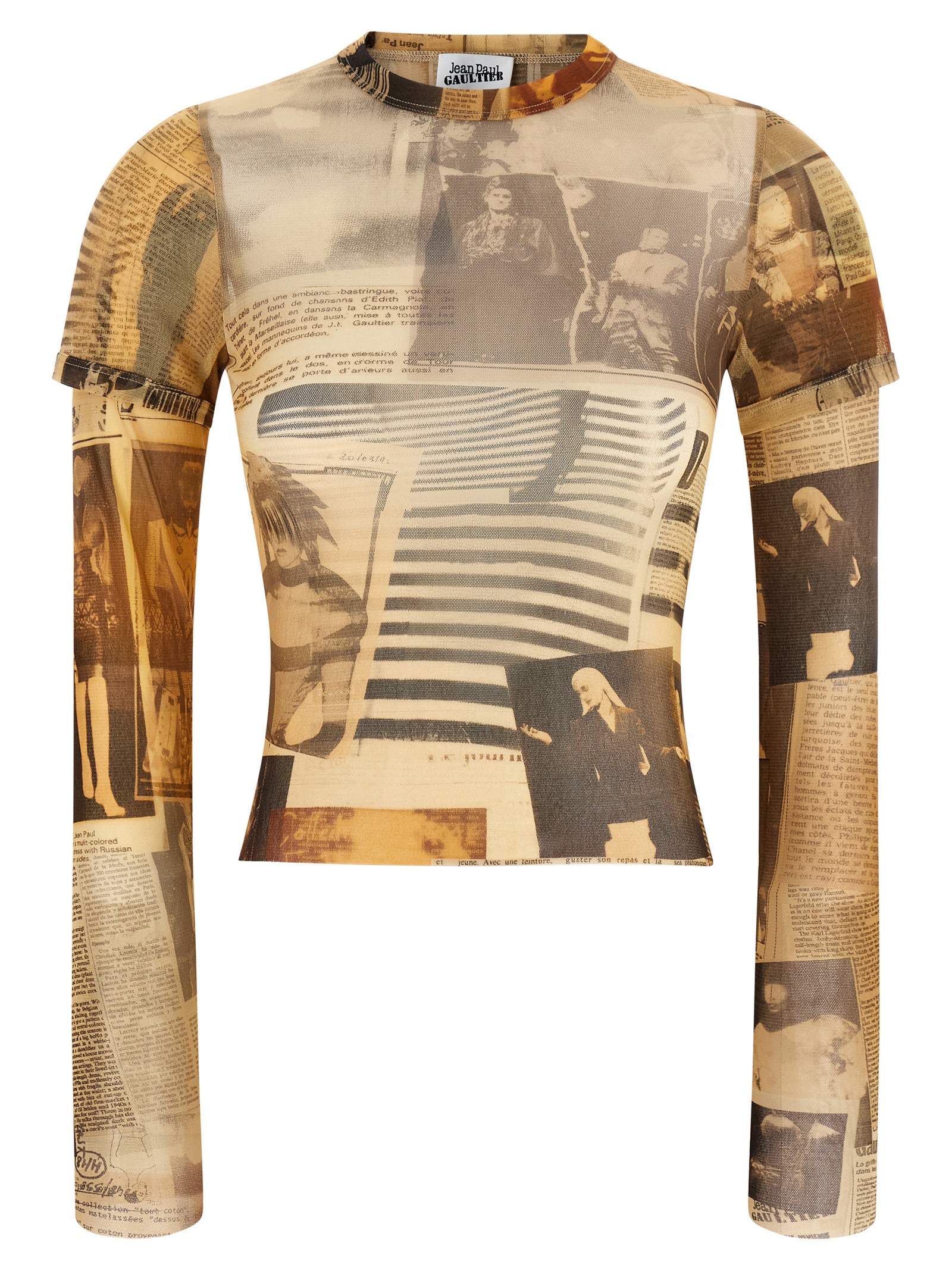 Multicolor Polyamide T-Shirt