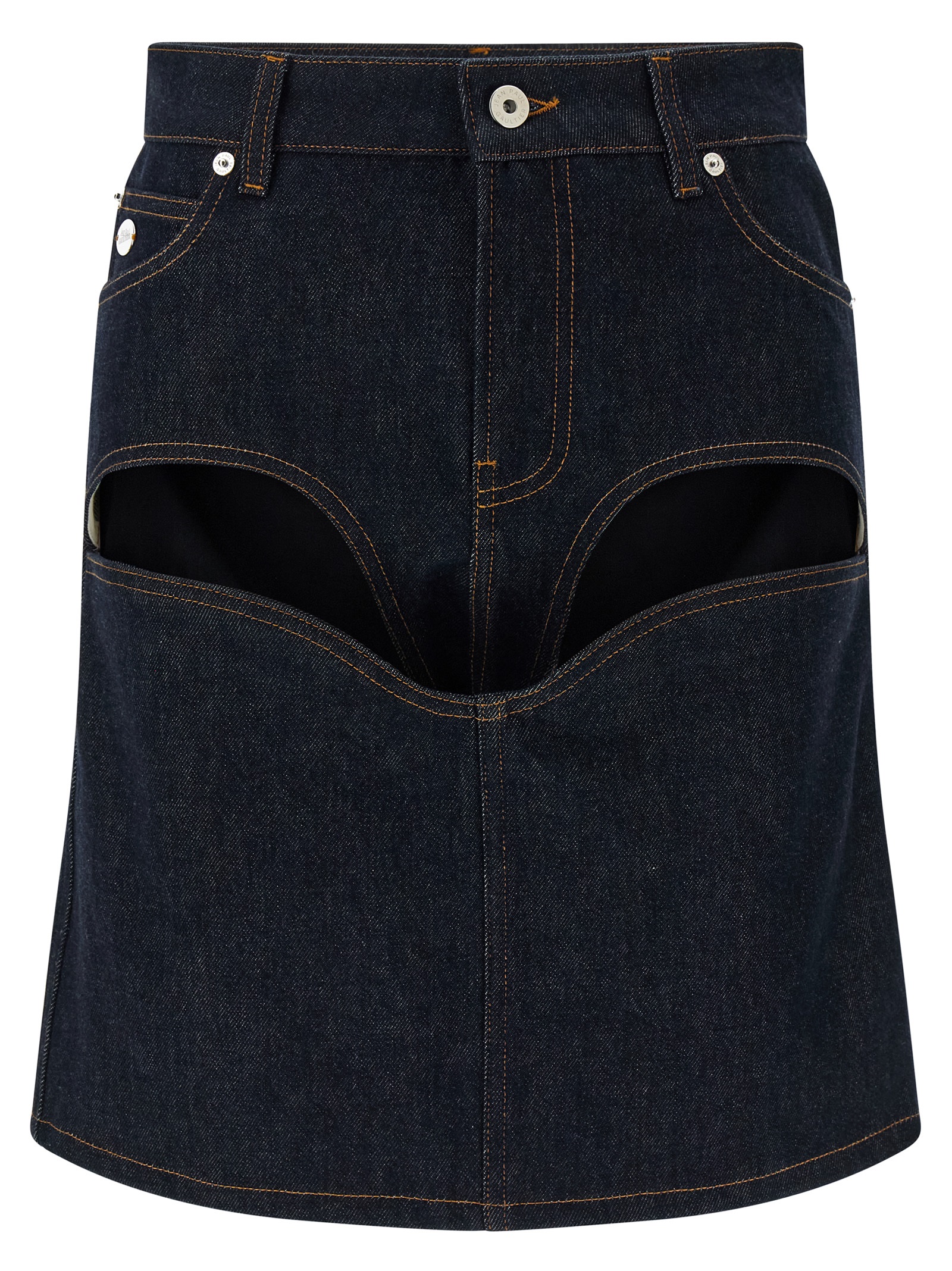 Blue Cotton Long Skirt