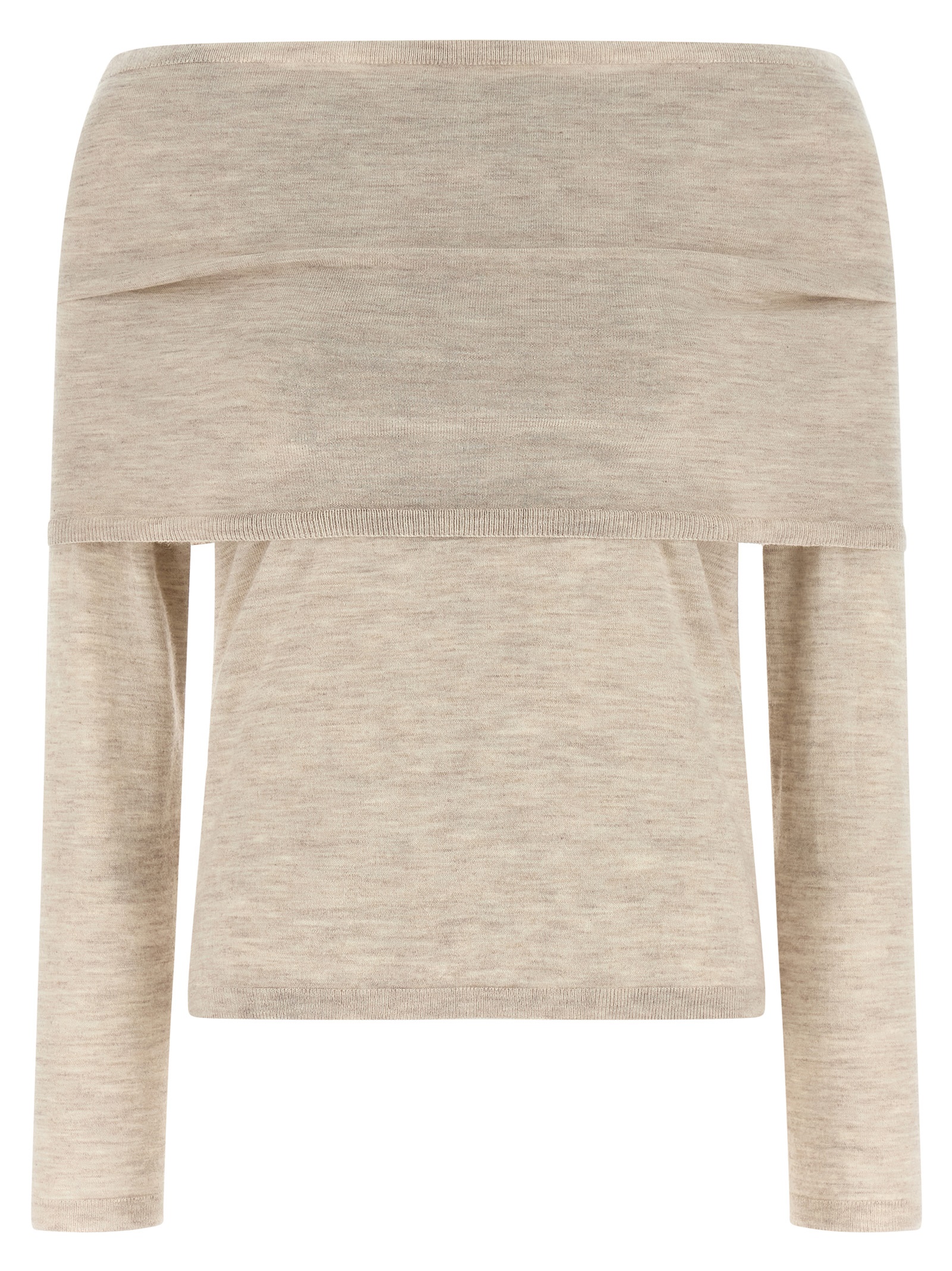 Beige Cashmere Cardigan