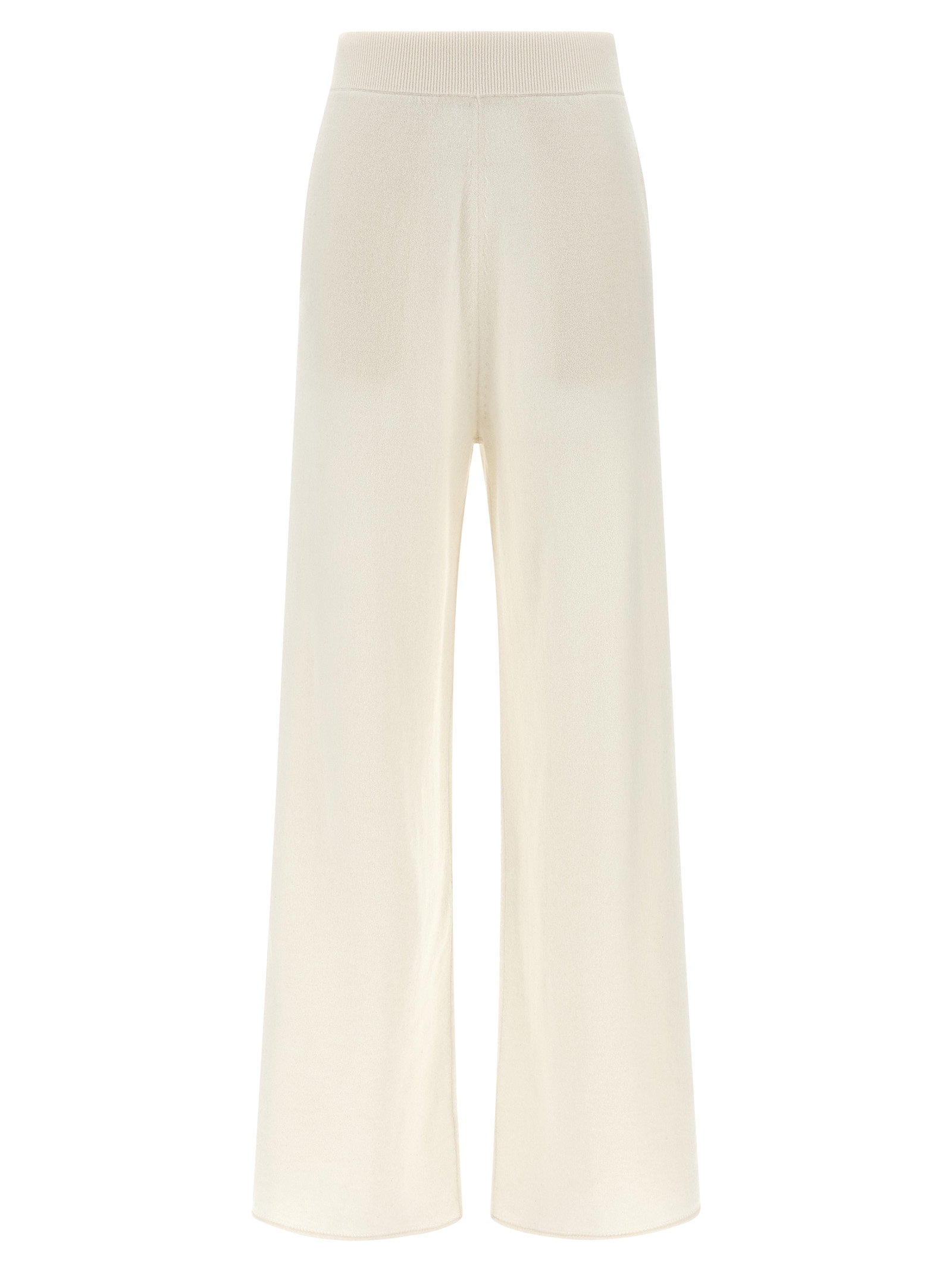 White Cashmere Casual Pants
