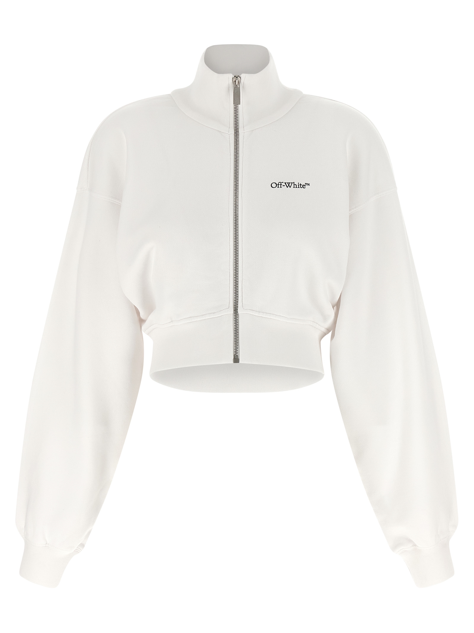 White Cotton Sweatshirt