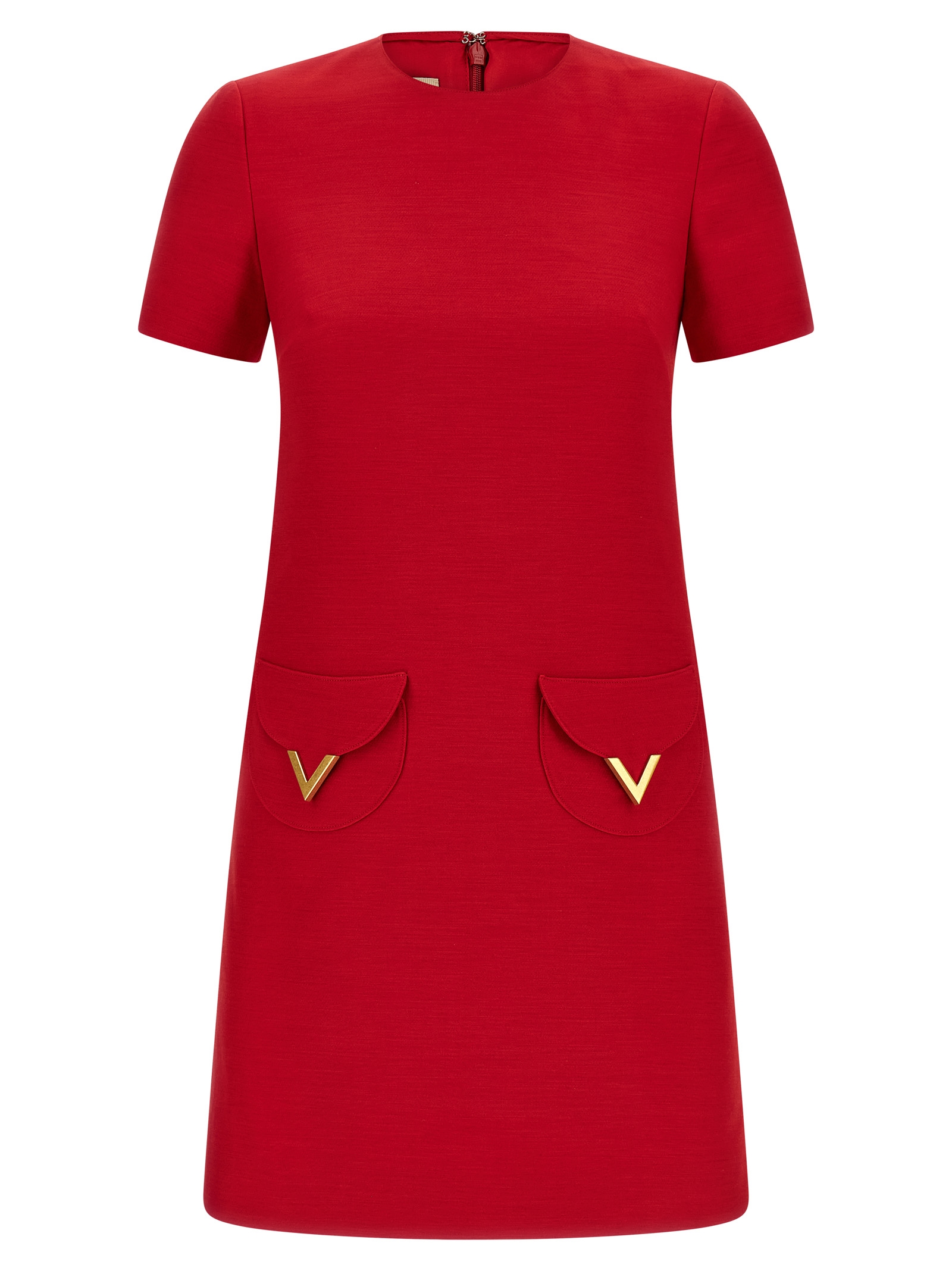 Valentino Garavani Multicolor Virgin Wool Short Dress - Women
