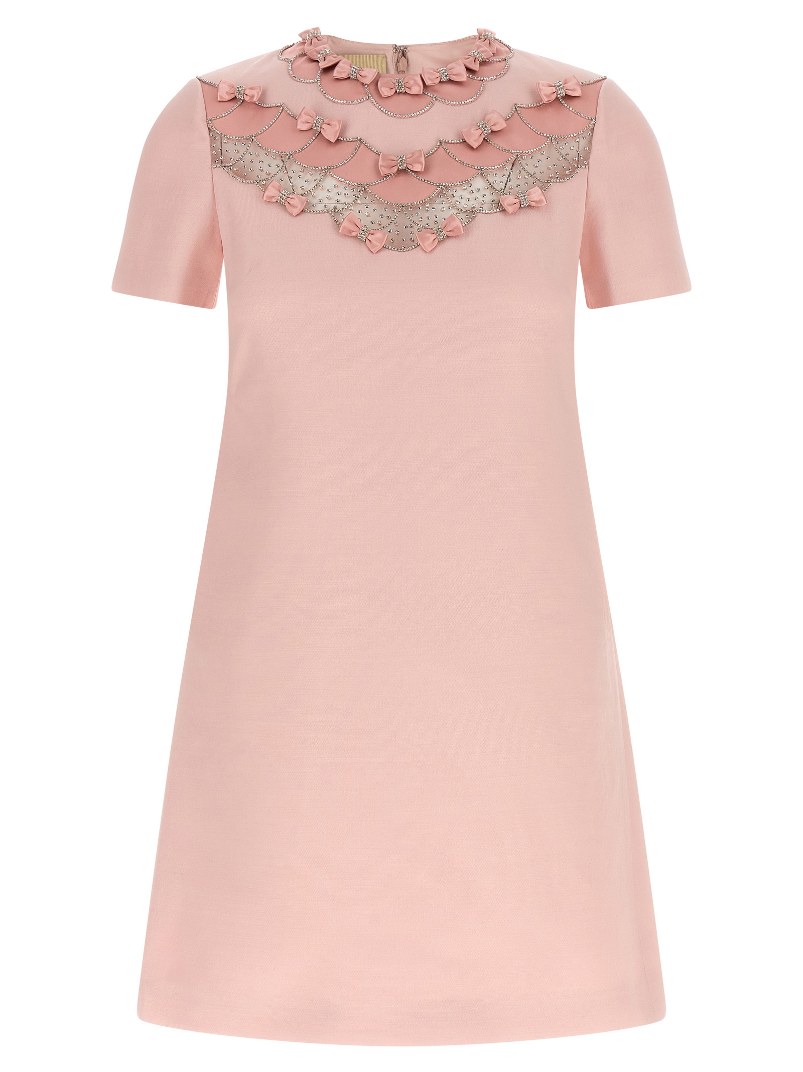 Valentino Garavani Multicolor Virgin Wool Short Dress - Women