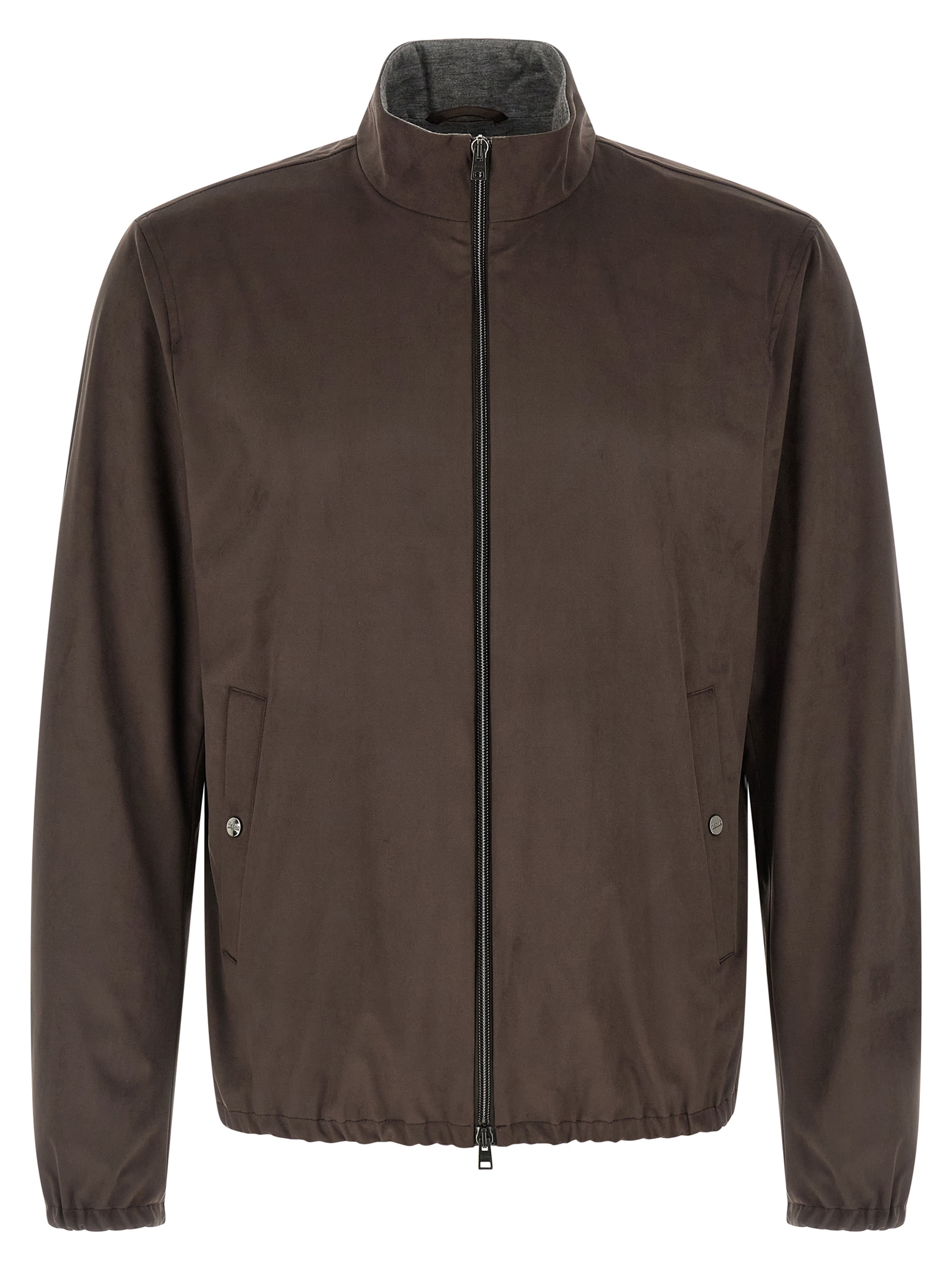 Brown Polyester Jacket