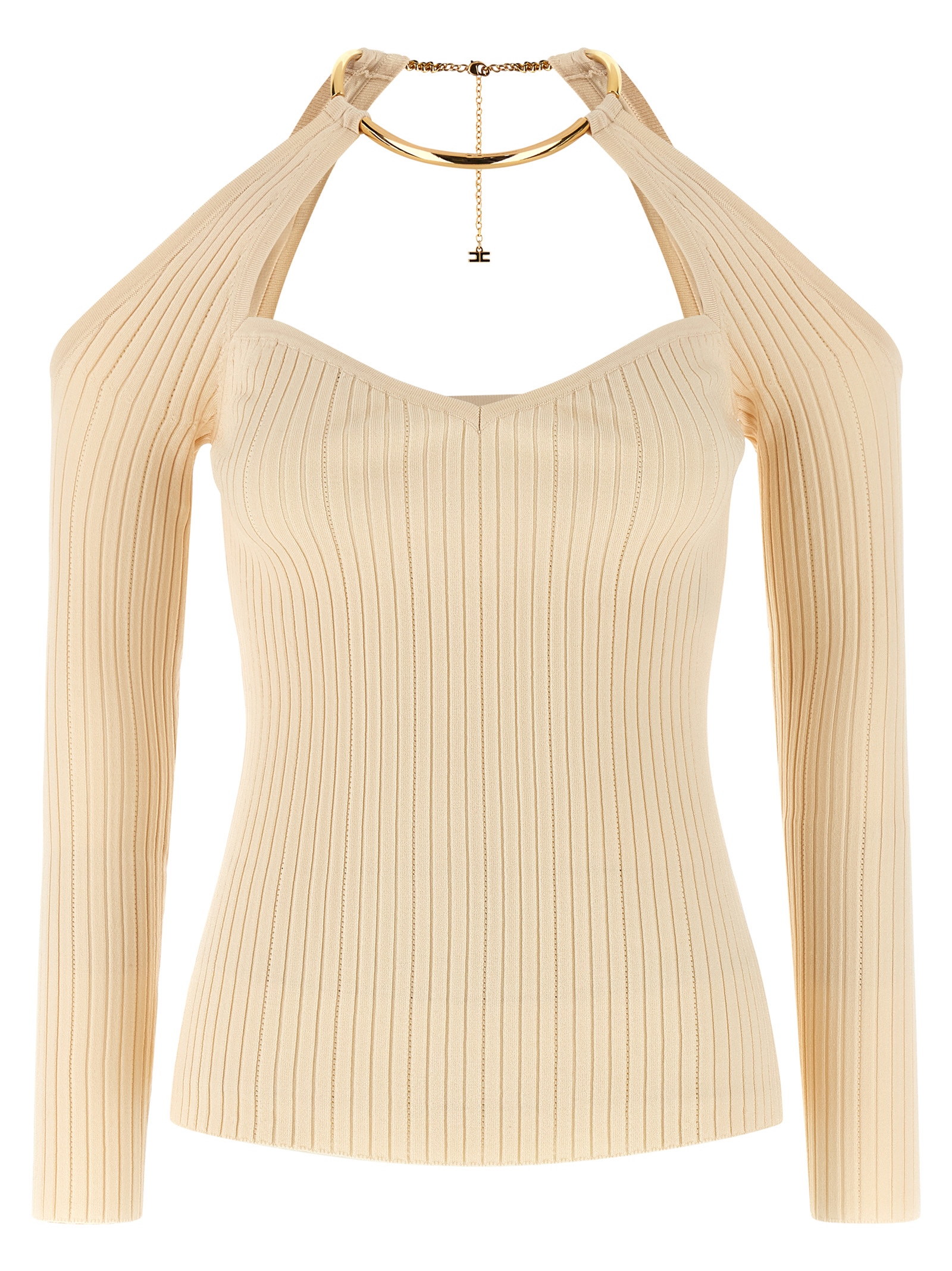 Beige Viscose Cardigan