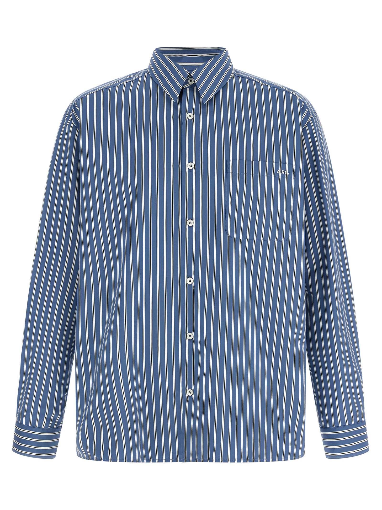 Blue Cotton Blouse