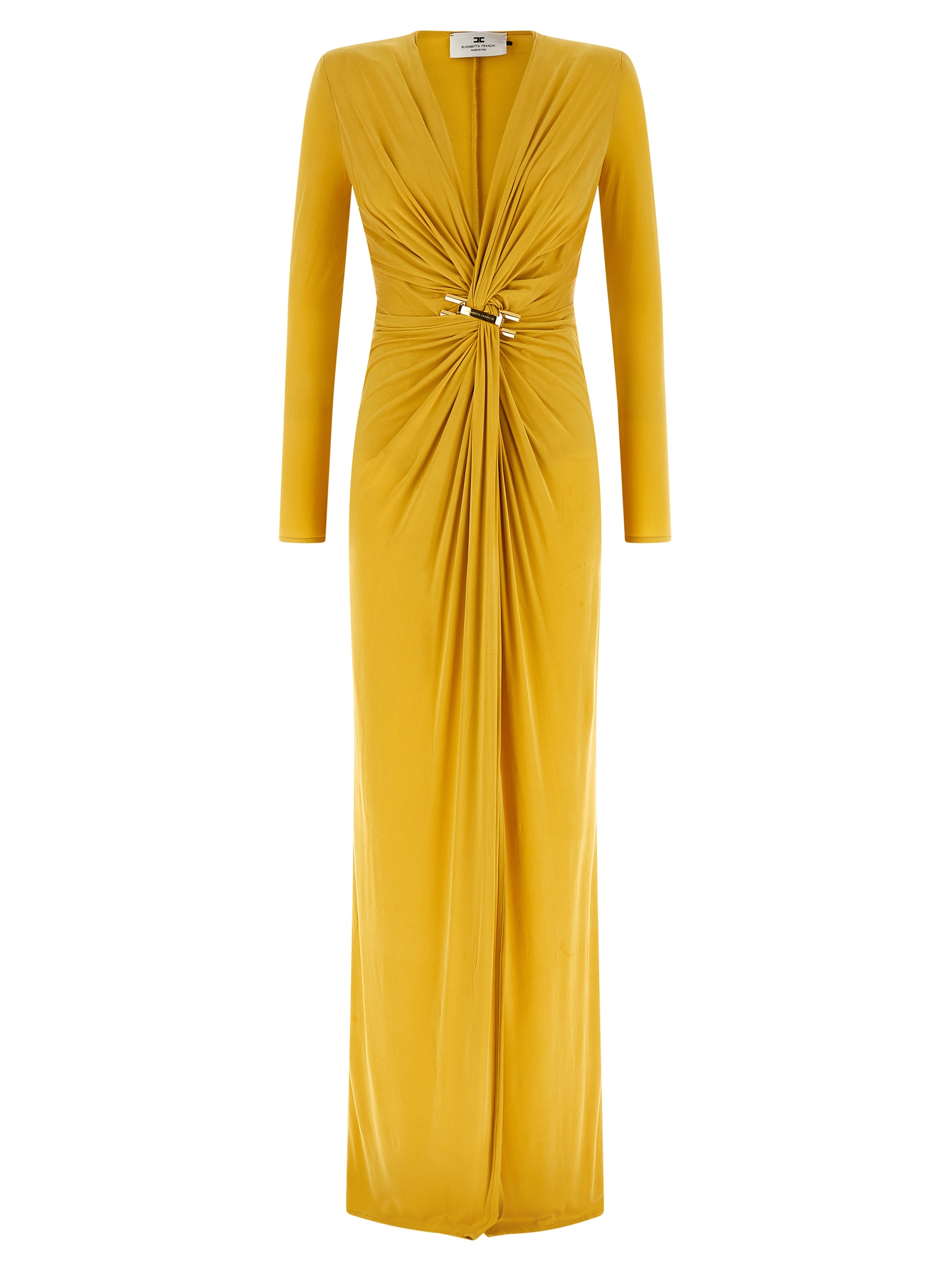 Bicolor Copper Long Dress
