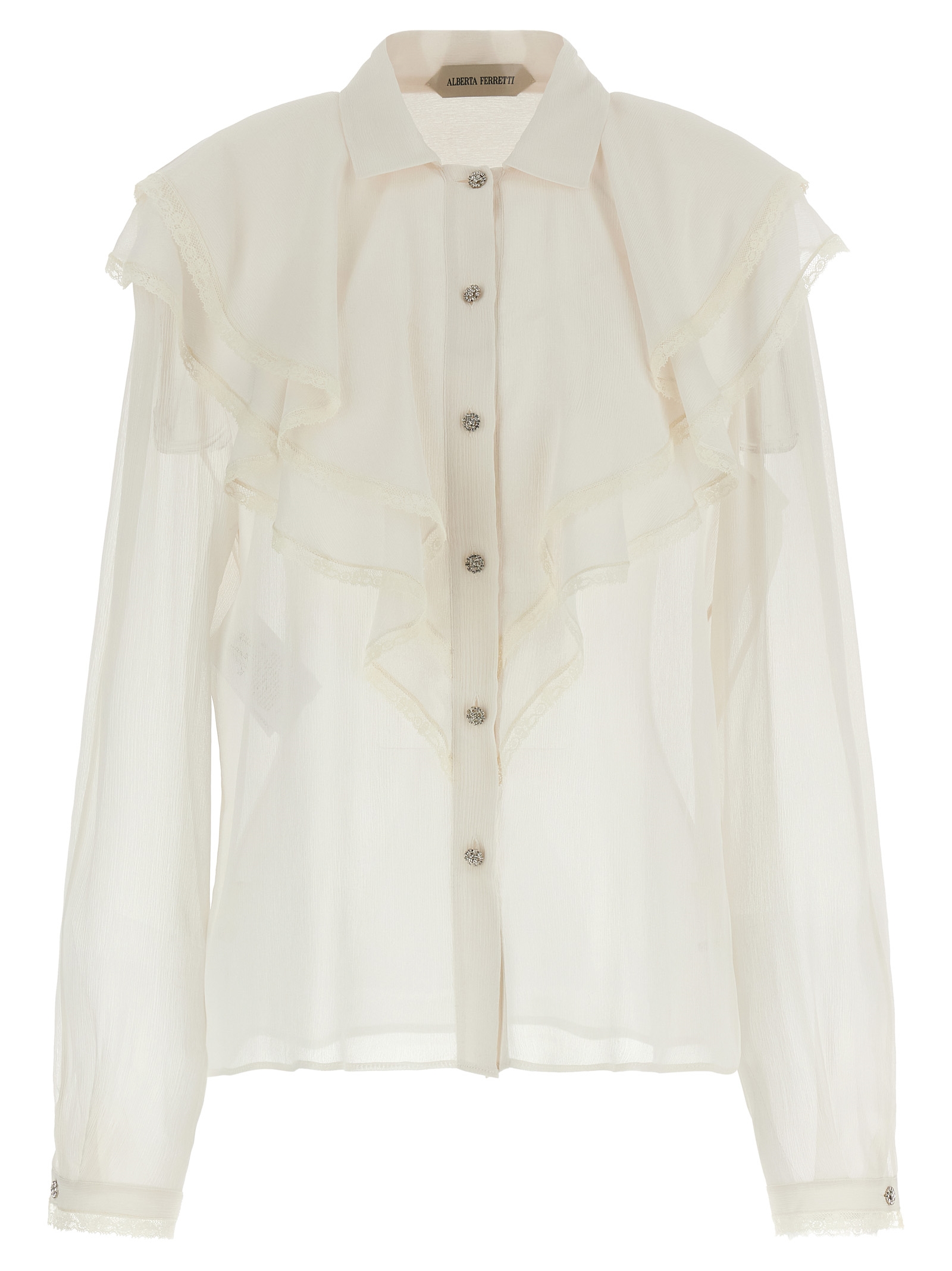 Beige Acetate Blouse