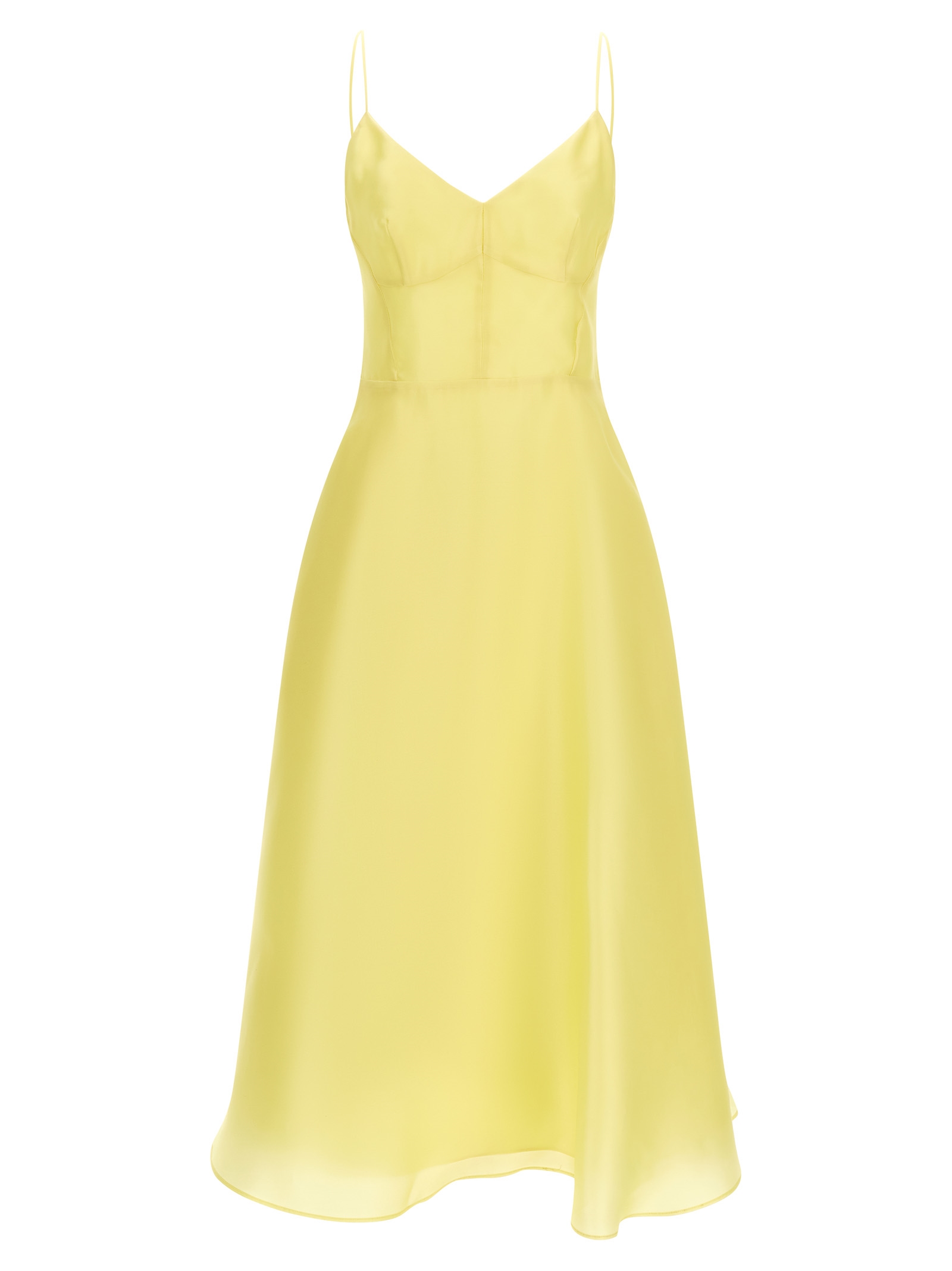 Alberta Ferretti Bicolor Silk Midi Dress - Women