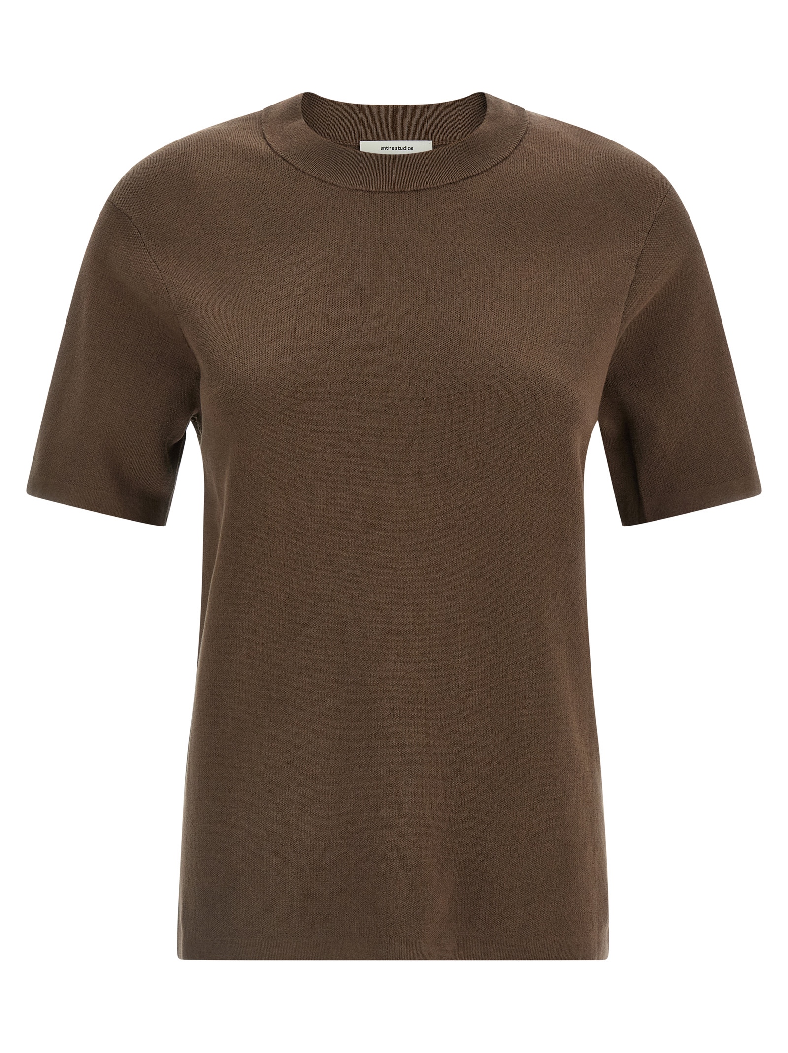 Brown Cotton T-Shirt