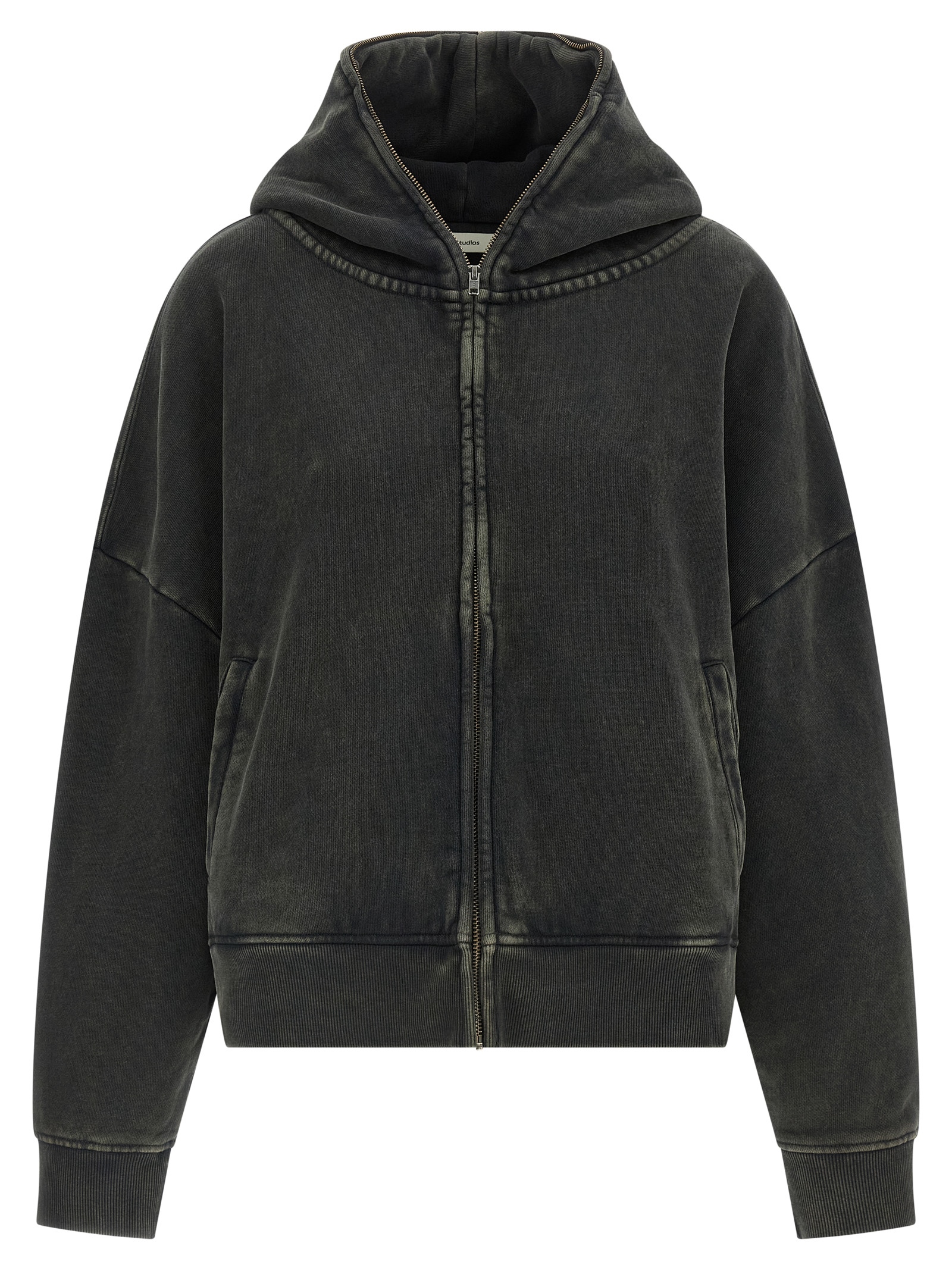 Gray Cotton Hoodie