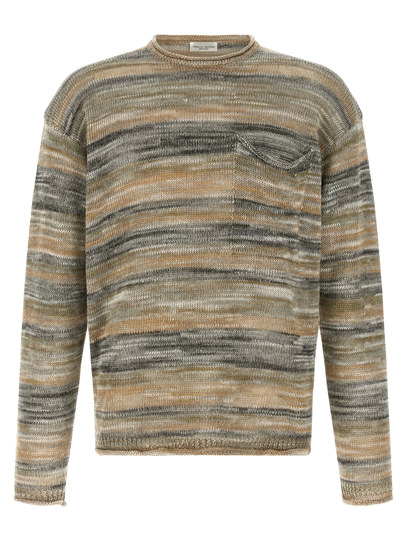 Gray Linen Cardigan