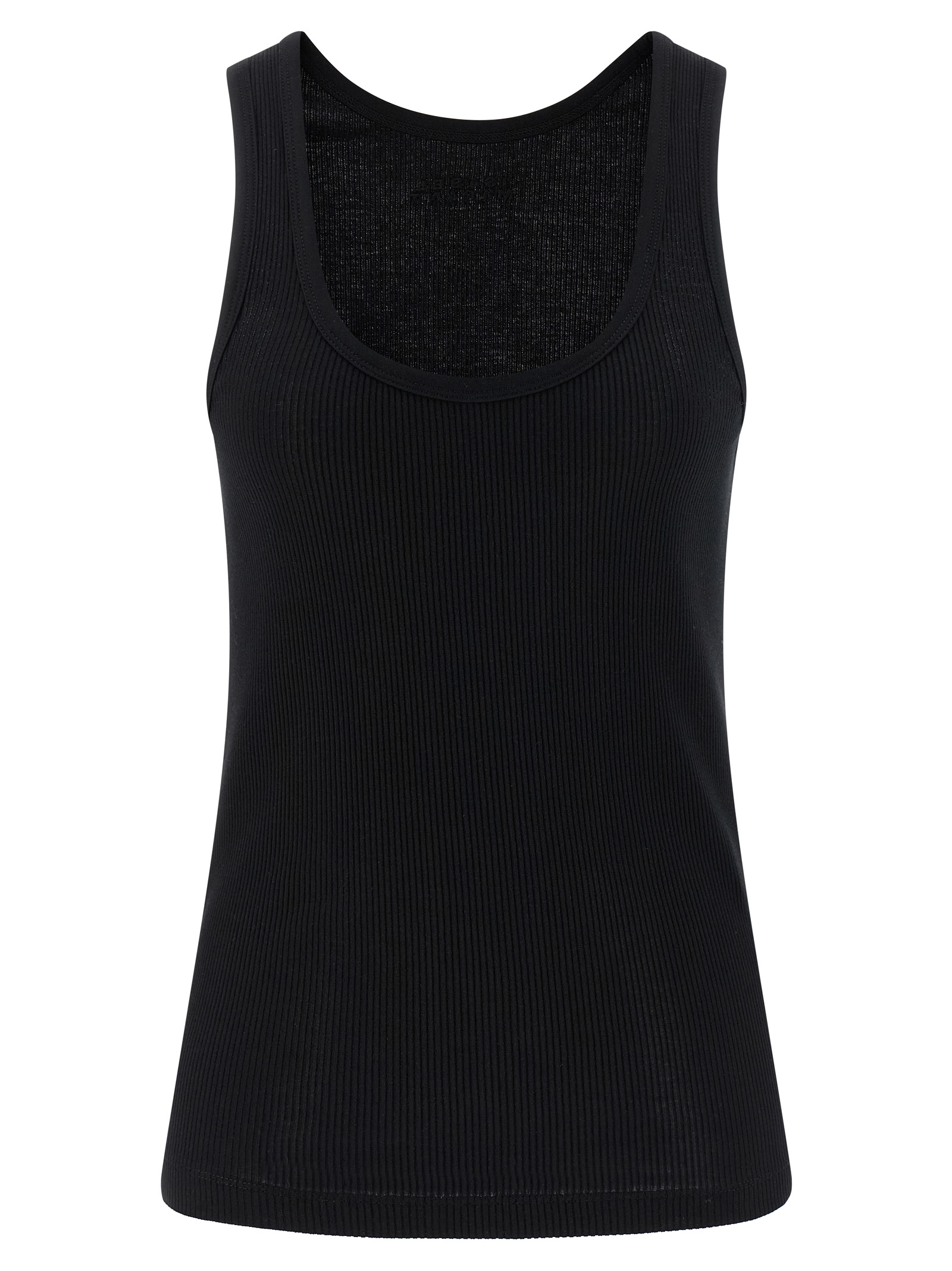 Black Cotton Tank Tops
