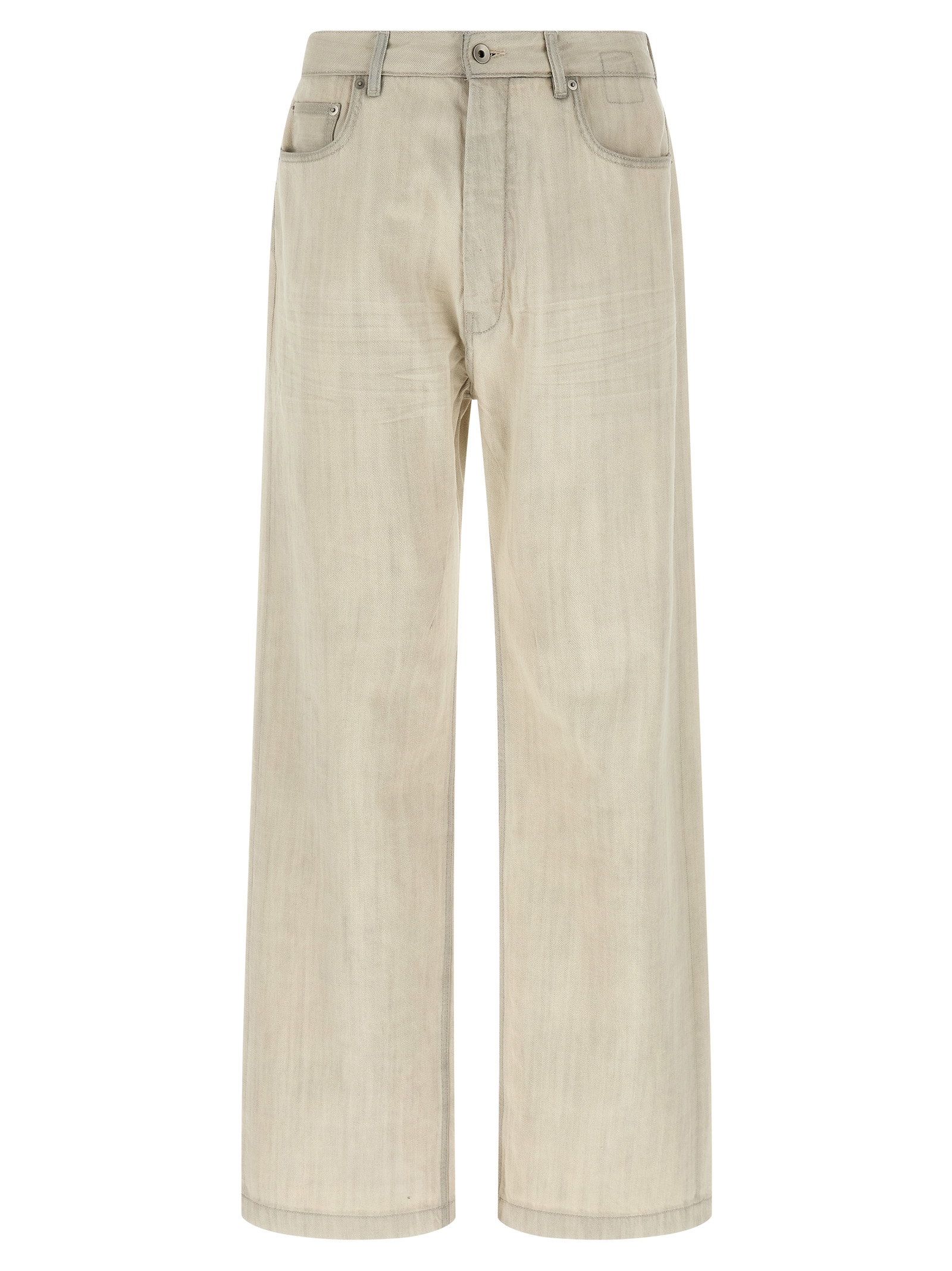 Gray Cotton Jeans Denim