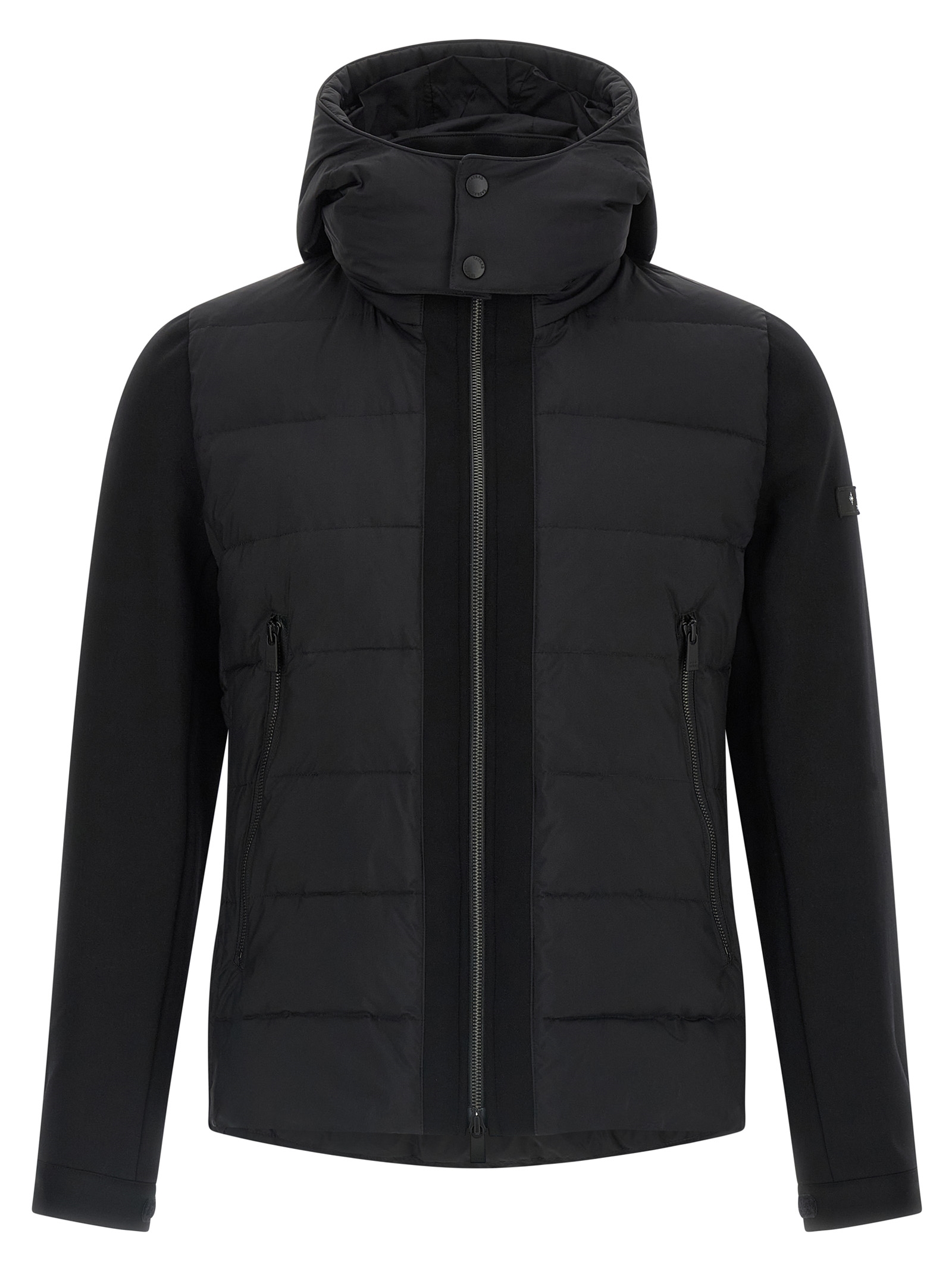 Black Nylon Full-Length Jacket