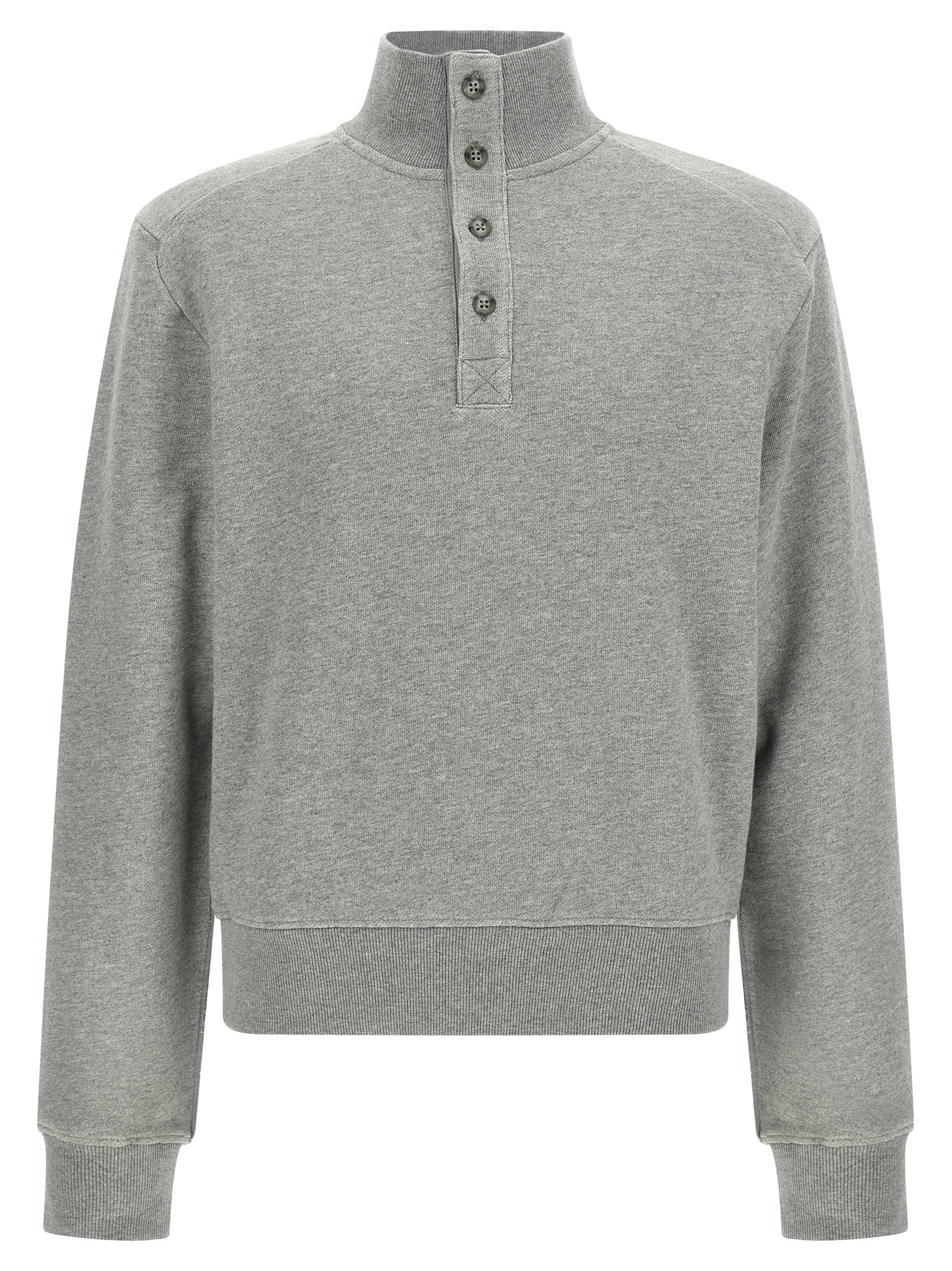 Gray Cotton Cardigan