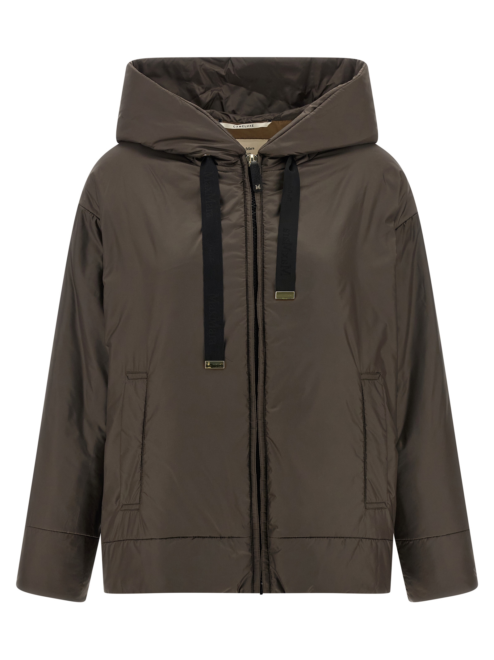Max Mara Brown Polyester Shell Jacket Clothing - Women