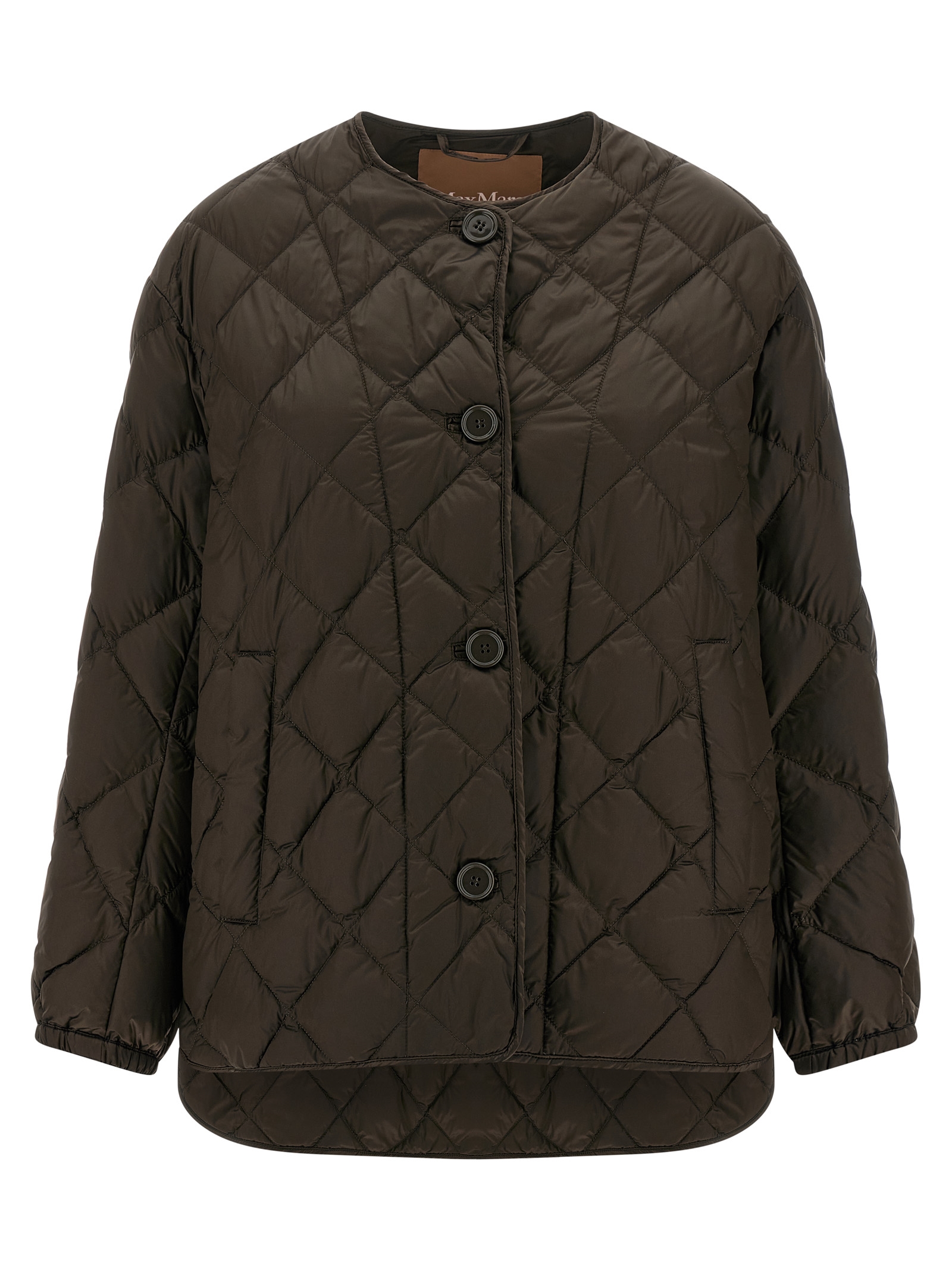 Max Mara Brown Polyamide Full-Length Jacket Clothing - Women