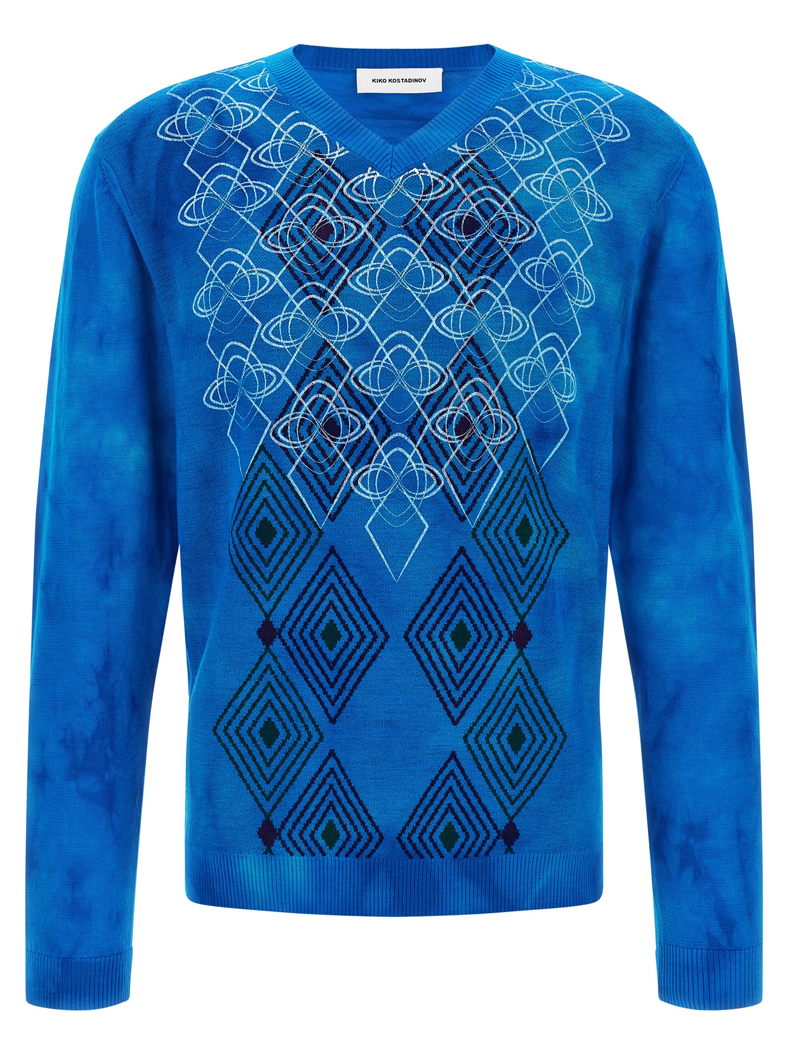 Blue Wool Cardigan
