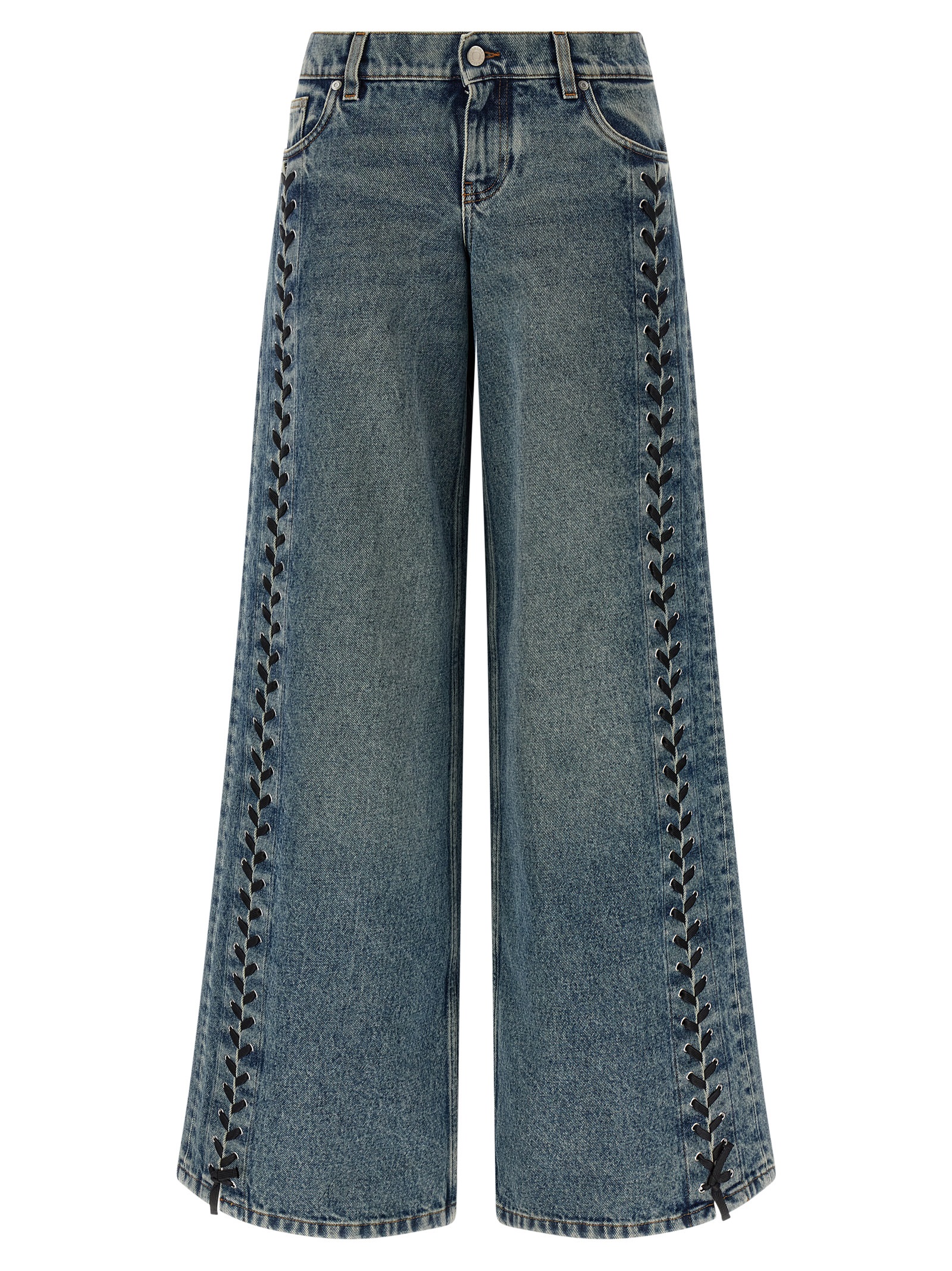 Blue Cotton Jeans Denim