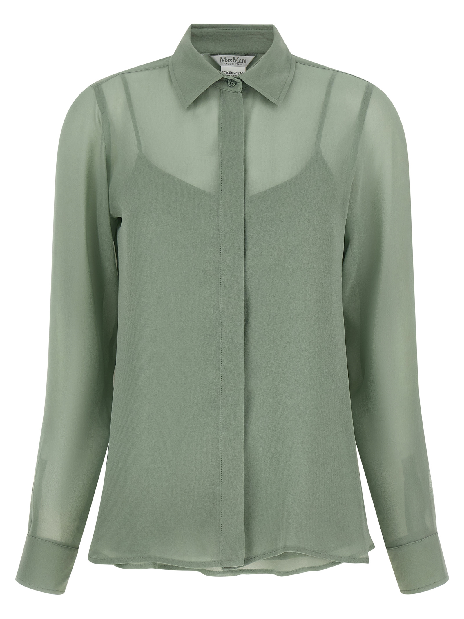 Bicolor Silk Blouse