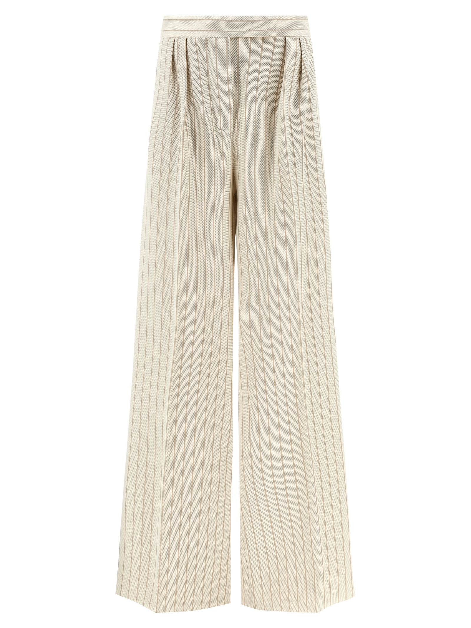 White Cotton Casual Pants