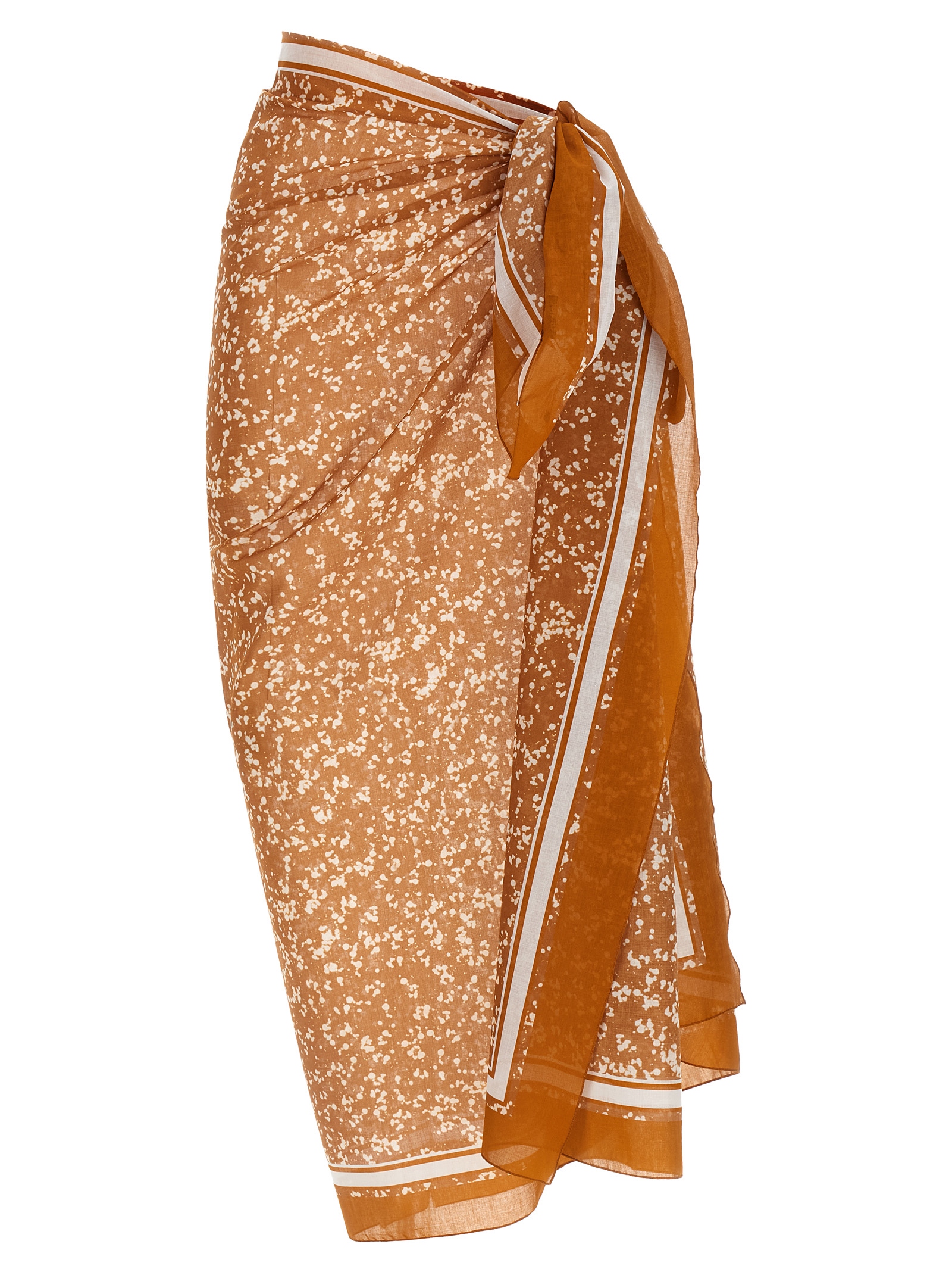 Brown Cotton Skirt