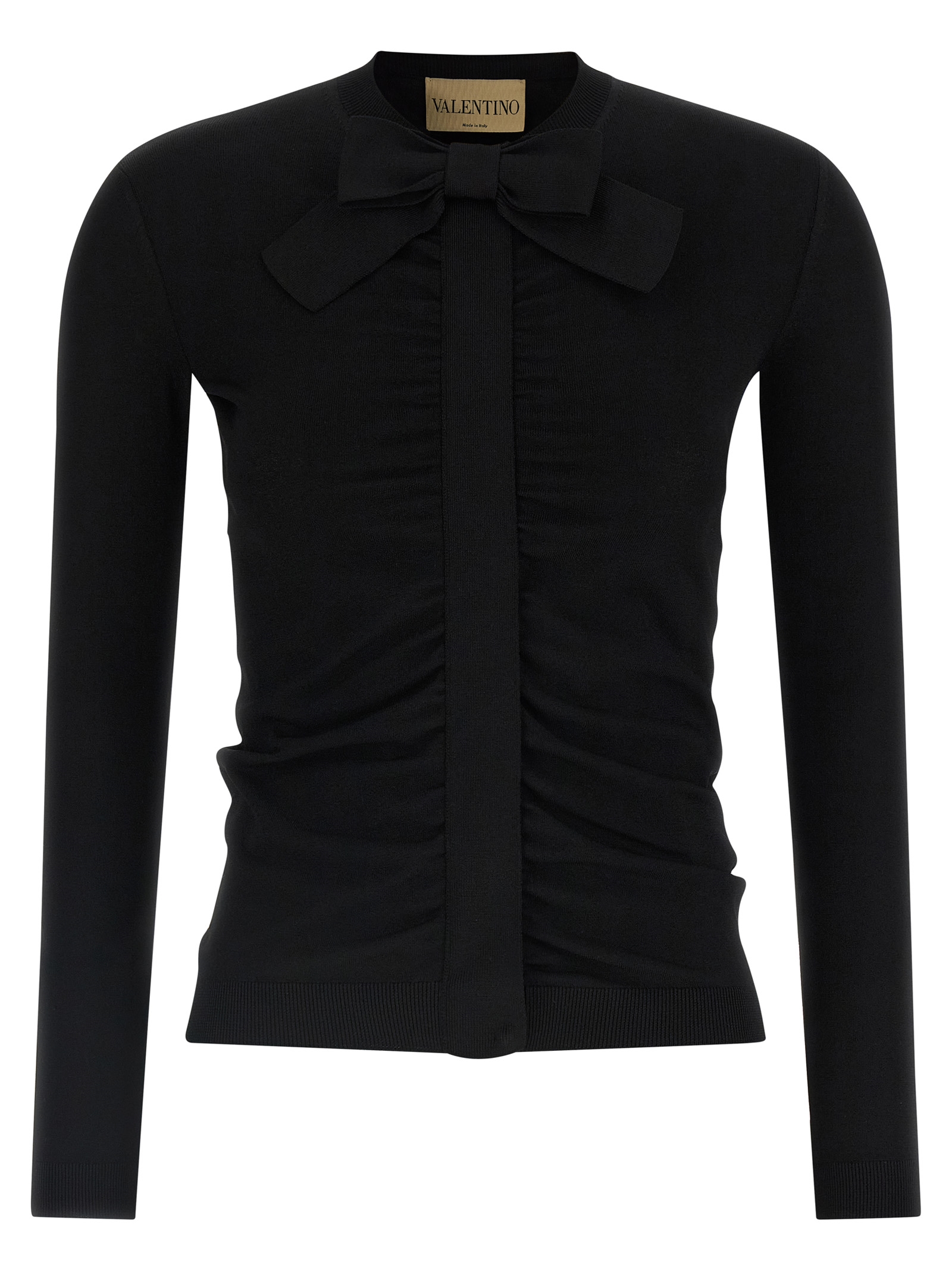 Black Viscose Cardigan
