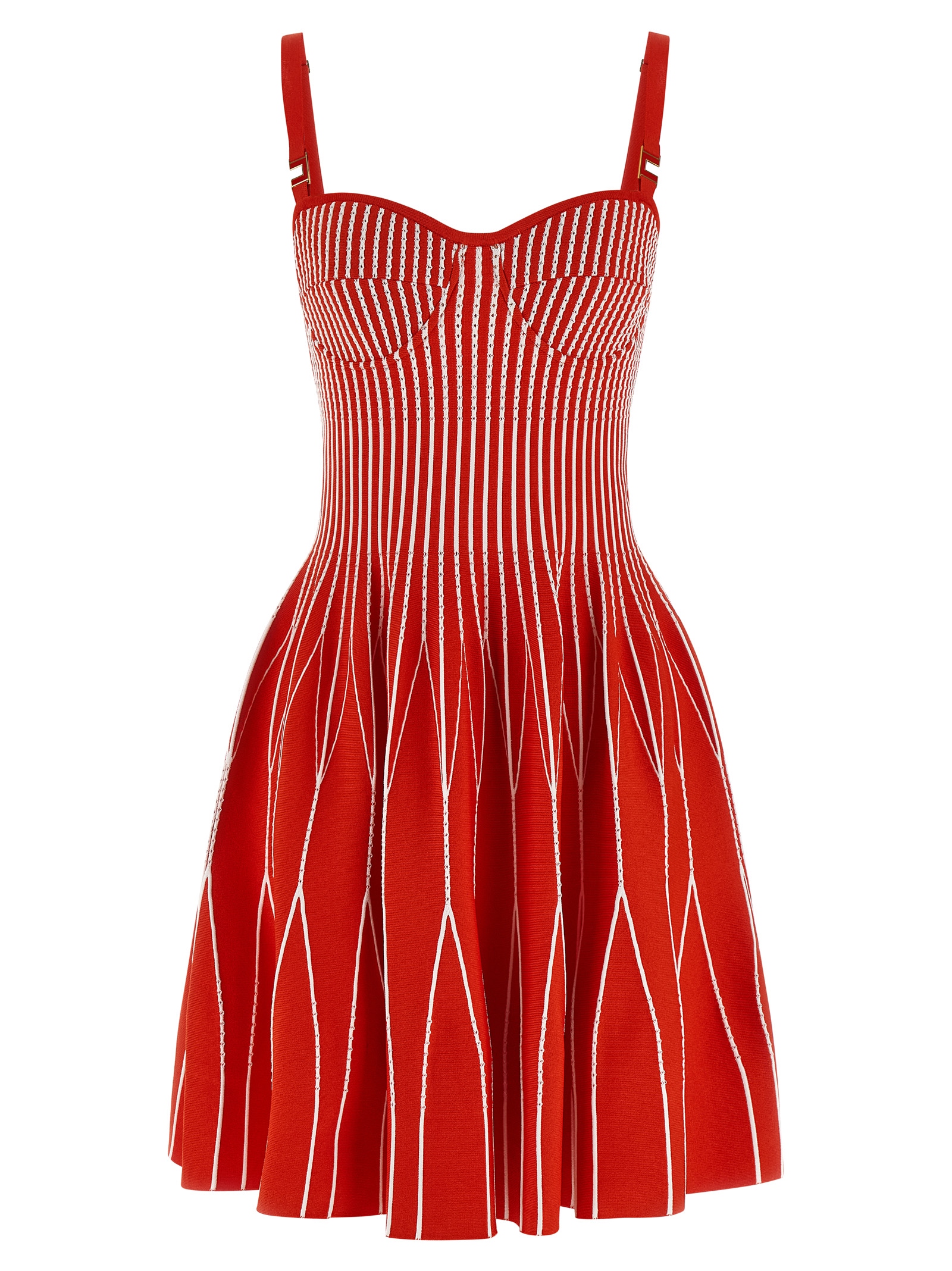Multicolor Viscose Short Dress