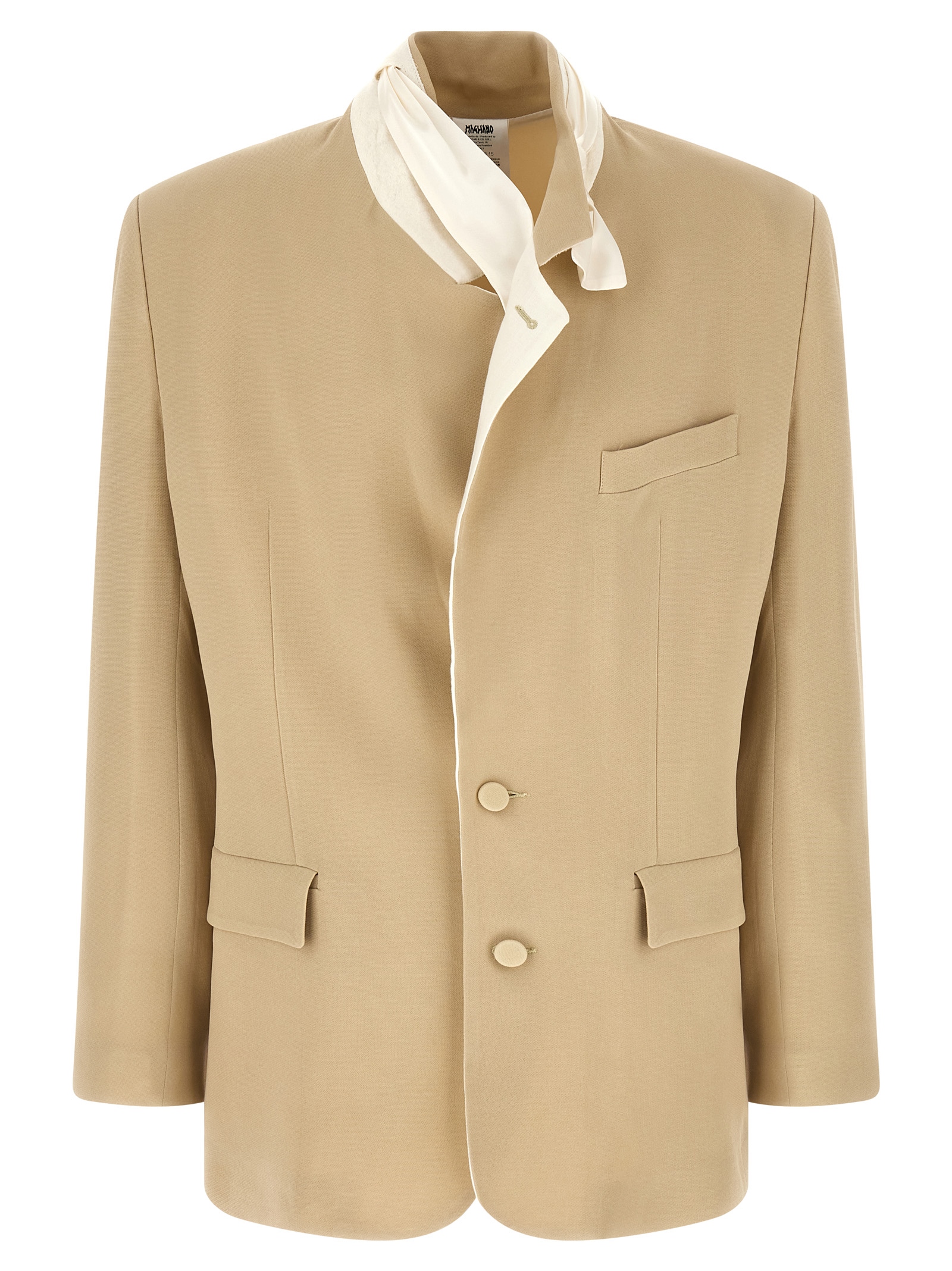 Beige Viscose Blazer