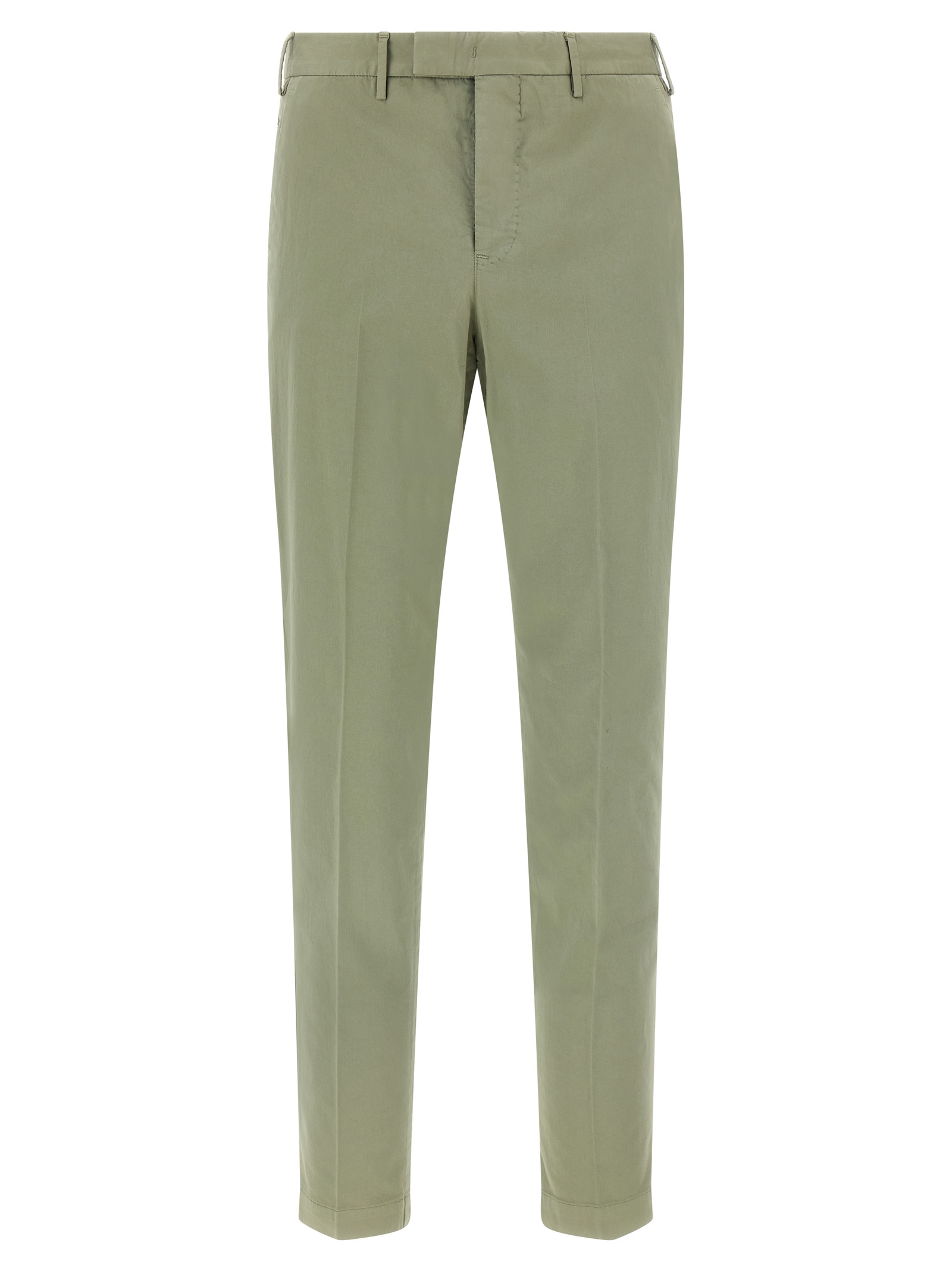 Bicolor Cotton Casual Pants