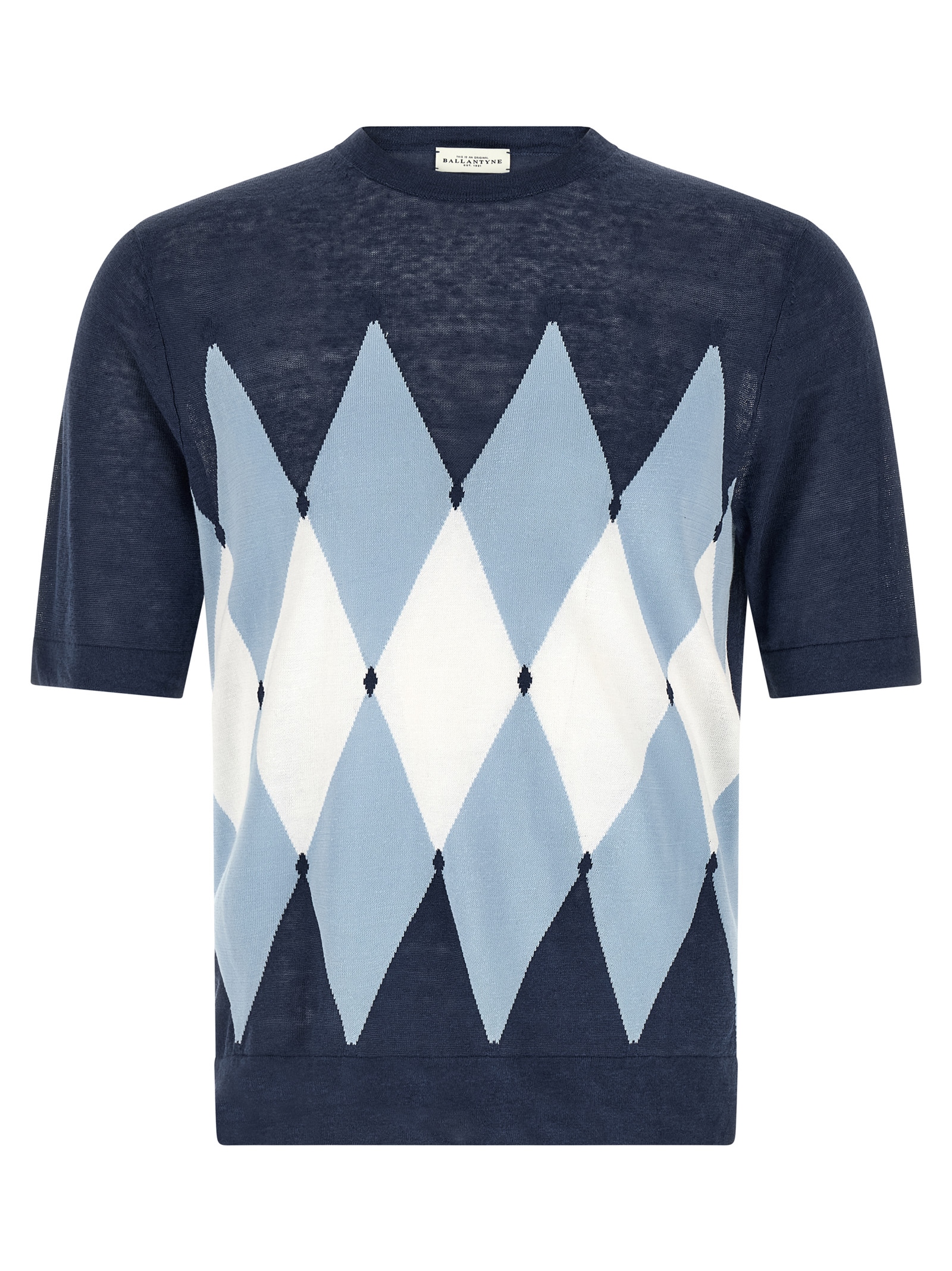 Blue Linen T-Shirt