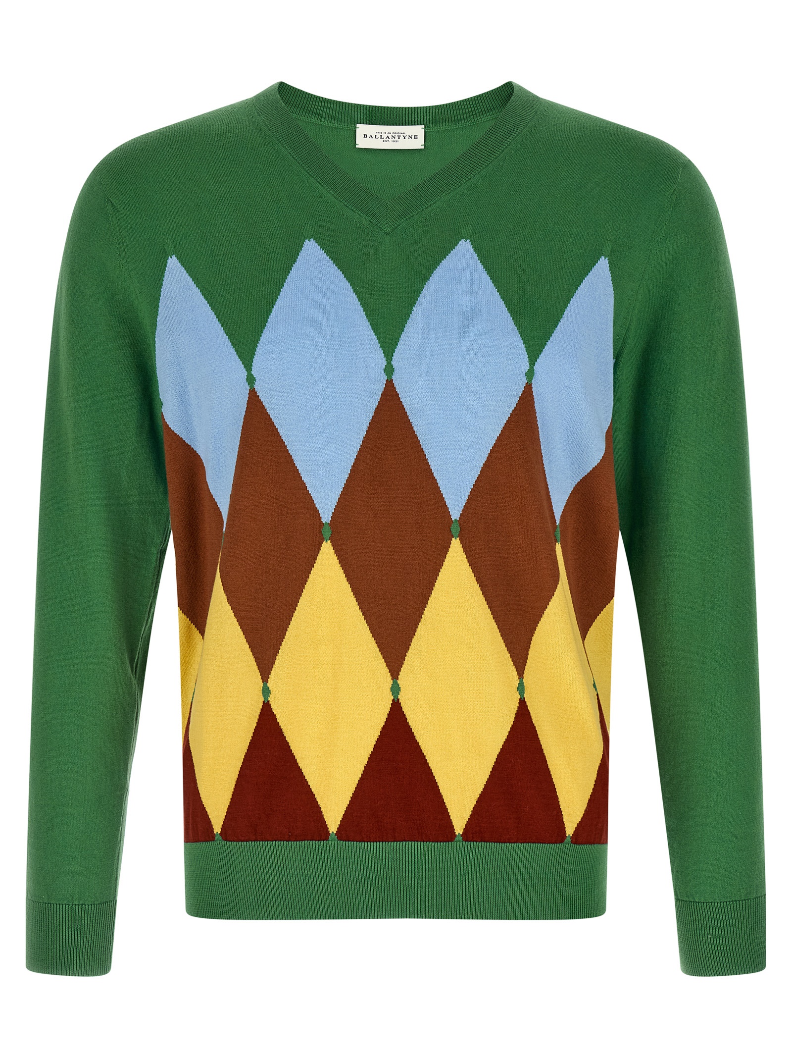Bicolor Cotton Cardigan
