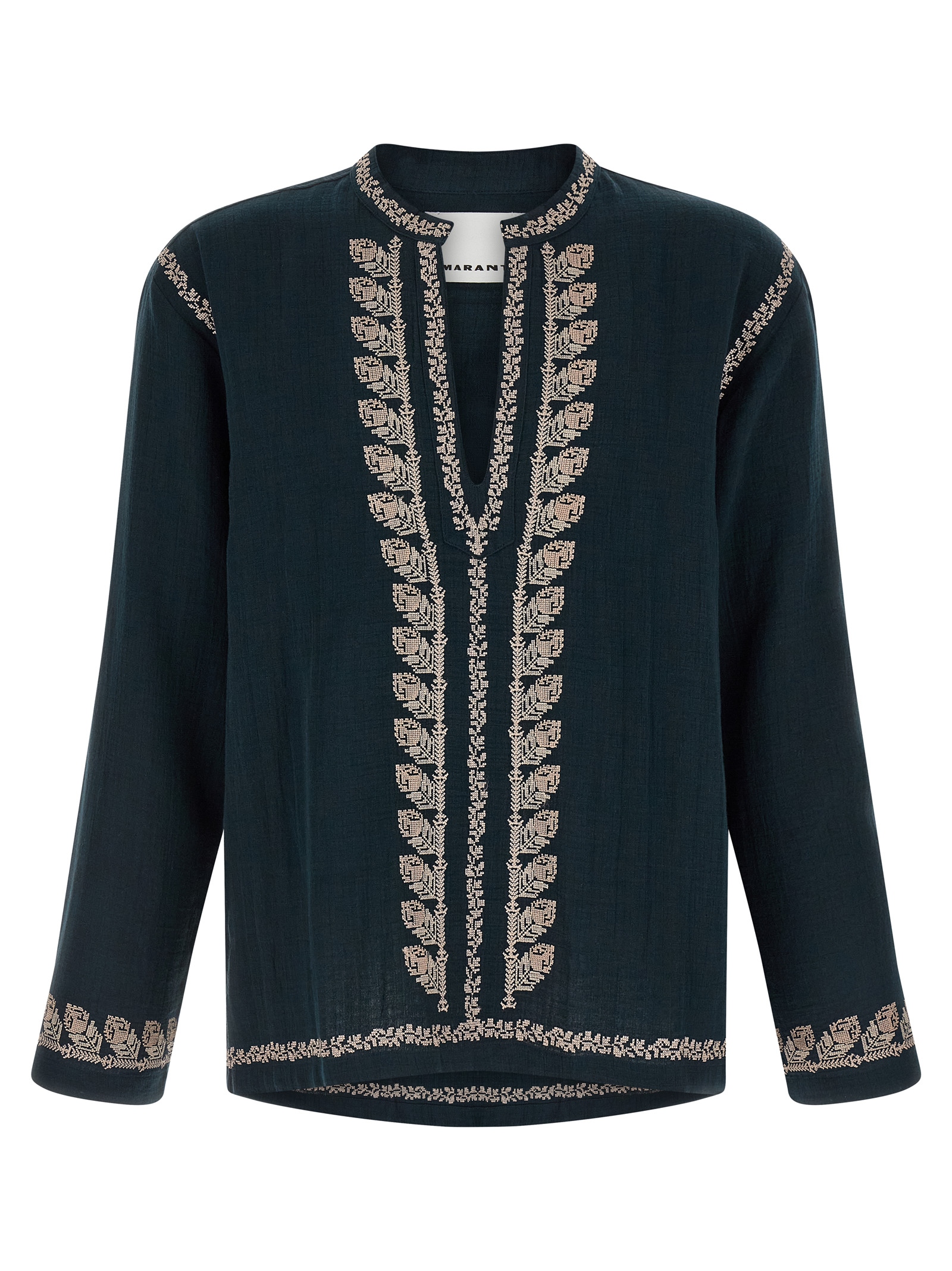 Blue Cotton Blouse
