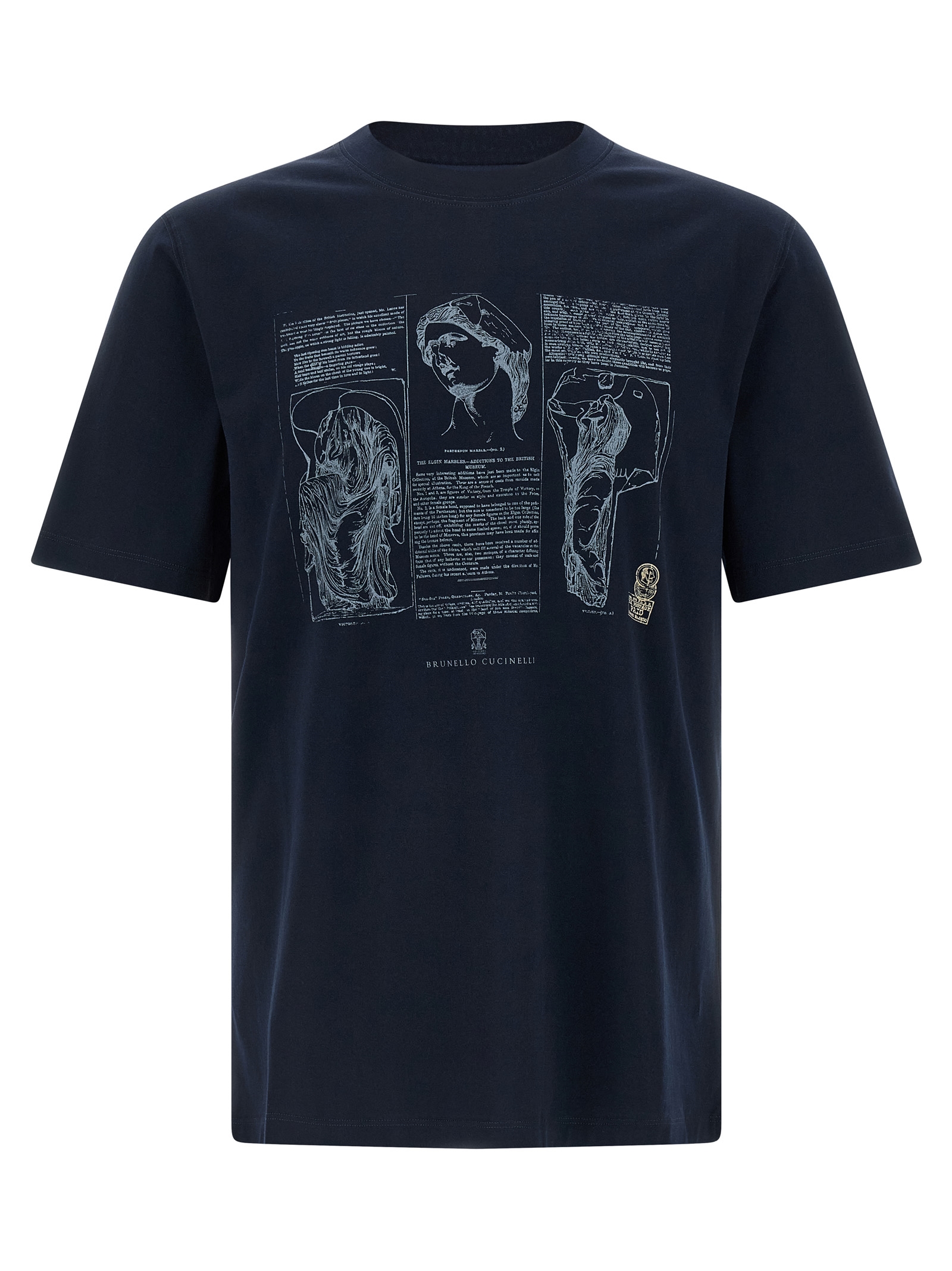 Blue Cotton T-Shirt