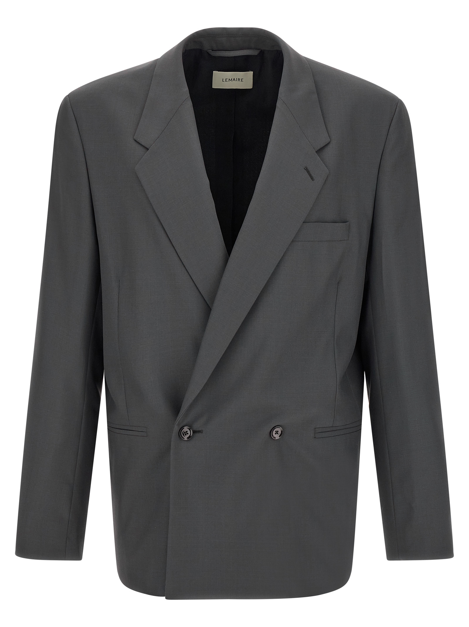 Gray Polyester Blazer