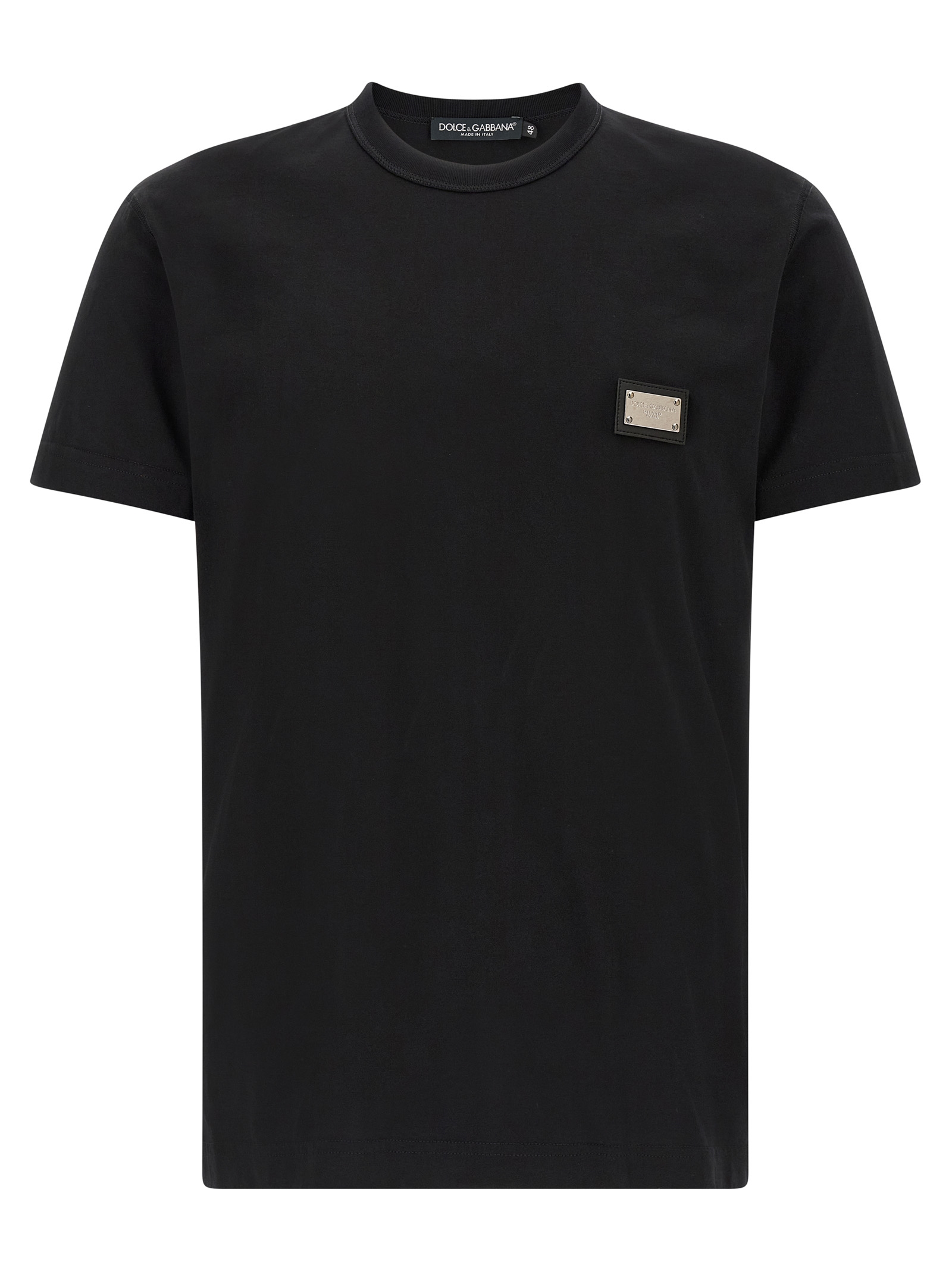 Black Cotton T-Shirt