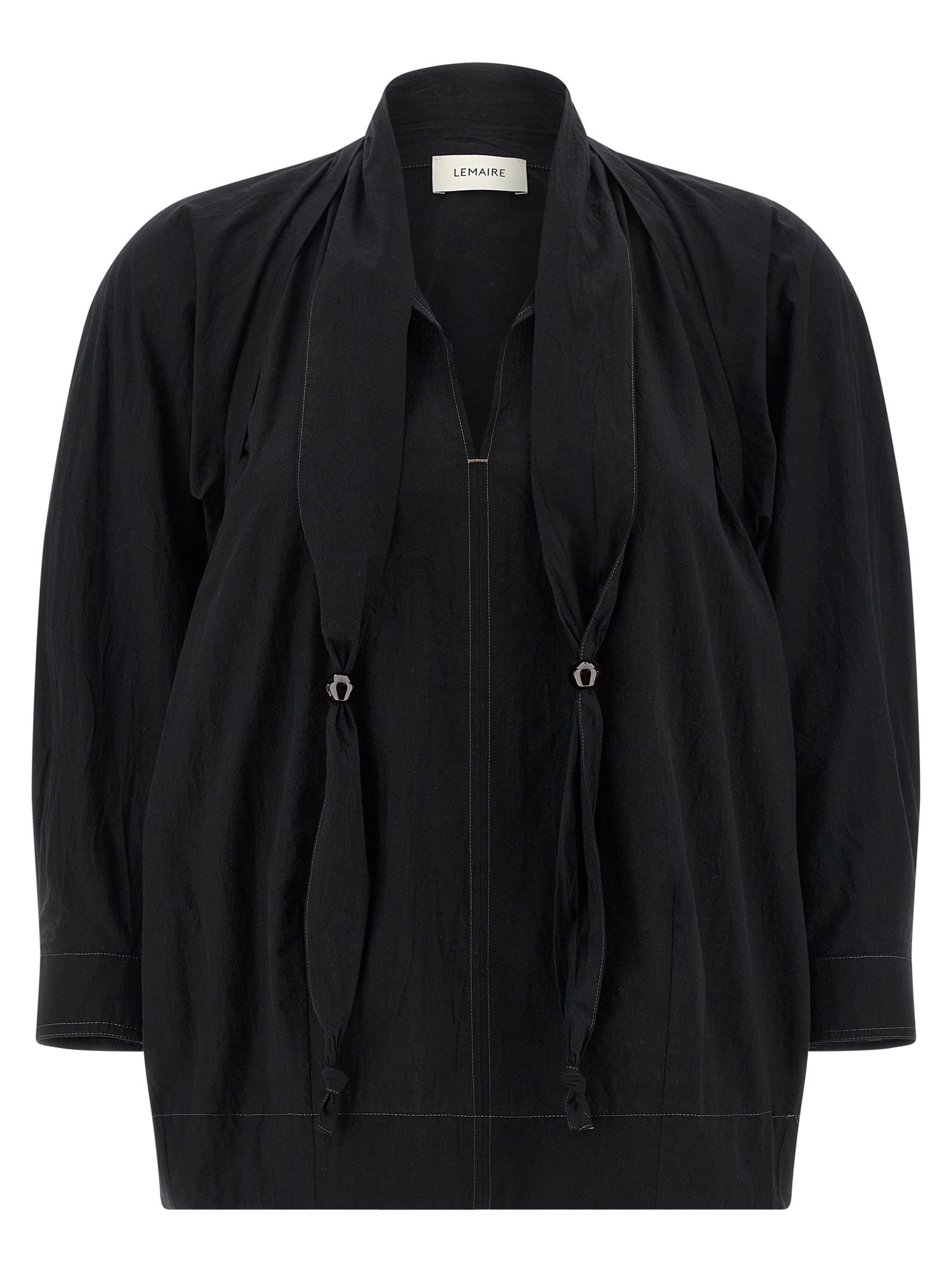 Black Cotton Blouse