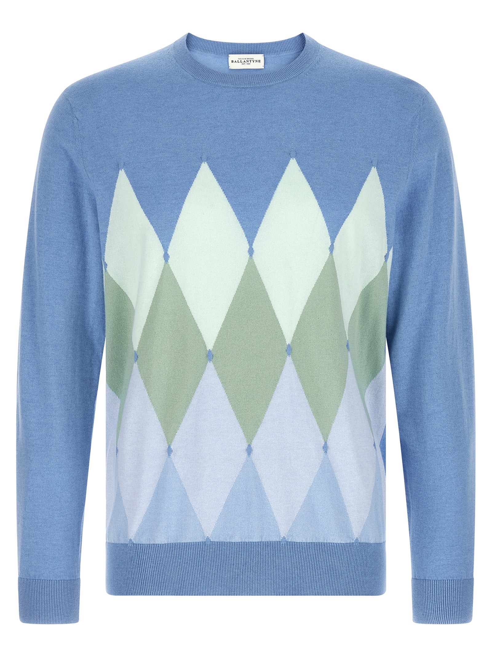 Blue Cotton Cardigan